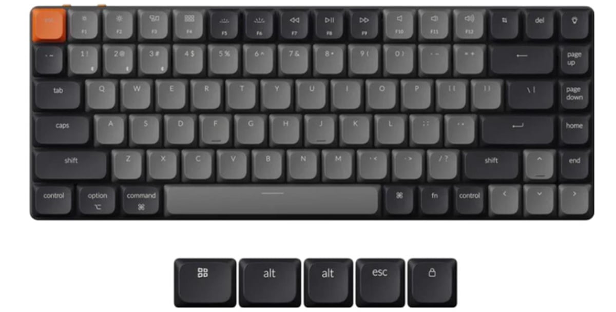 Keychron K3X Low Profile Red Switch RGB 75% Tastatur