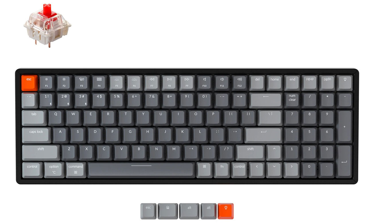 Klawiatura mechaniczna Keychron K4 J1 przełącznik