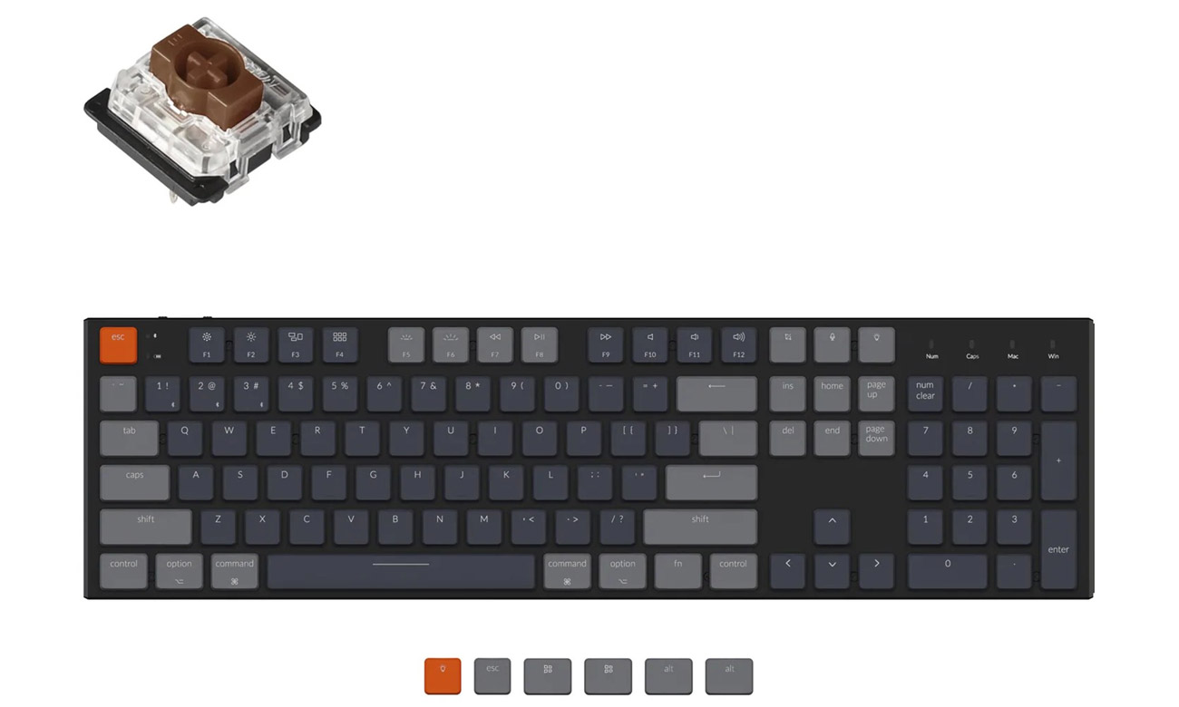 Klawiatura bezprzewodowa Keychron K5-B3