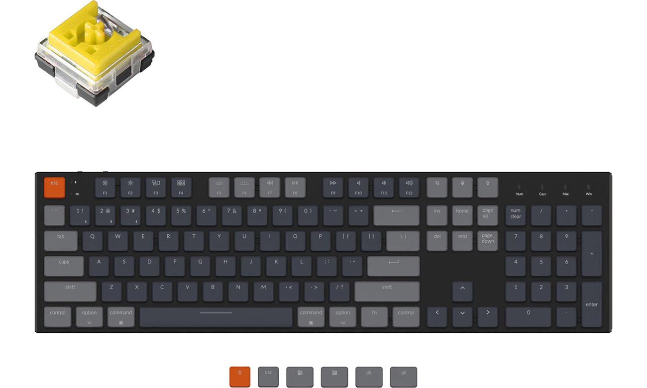 Klawiatura bezprzewodowa Keychron K5-E4