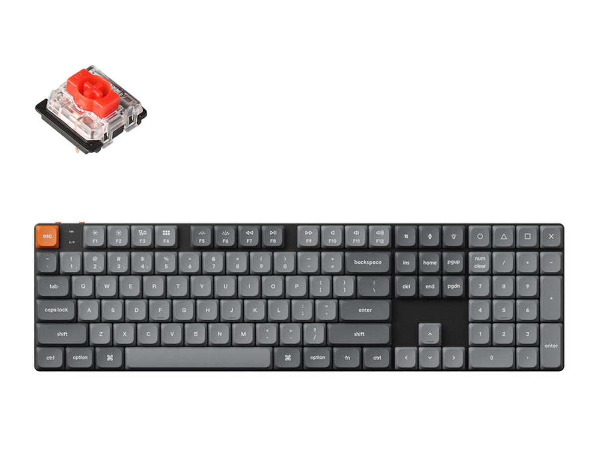 Keychron K5 max H1 Slim Low Profile Gateron Red RGB