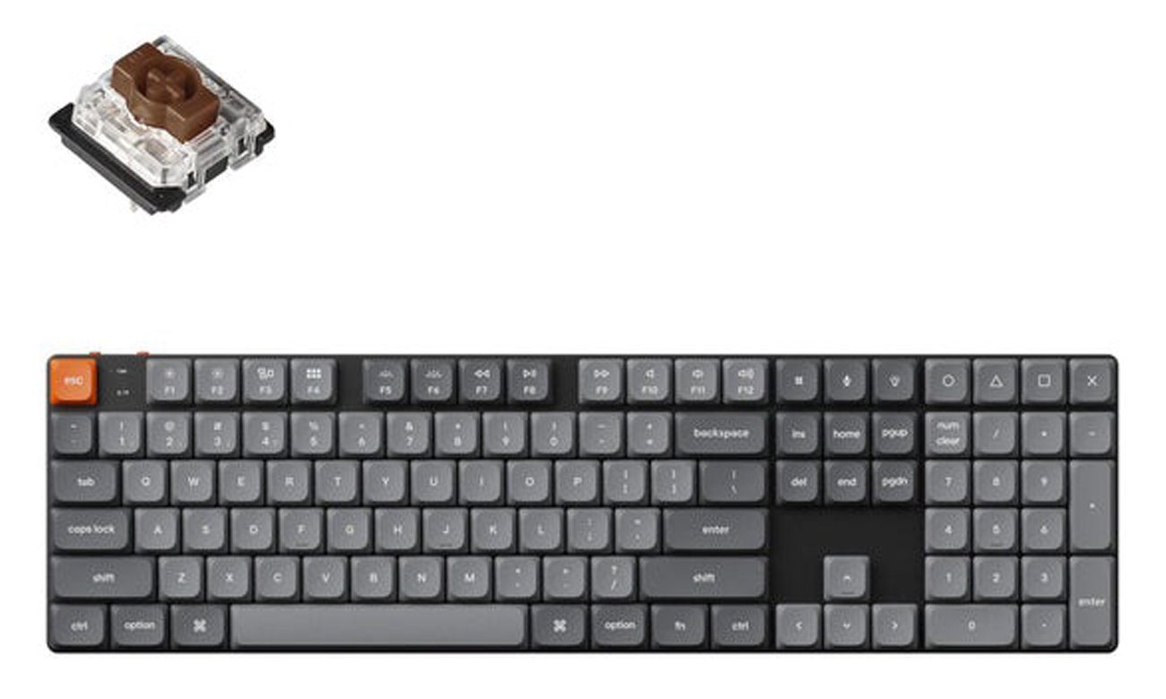Keychron K5 max H2 Slim Low Profile Gateron Brown RGB