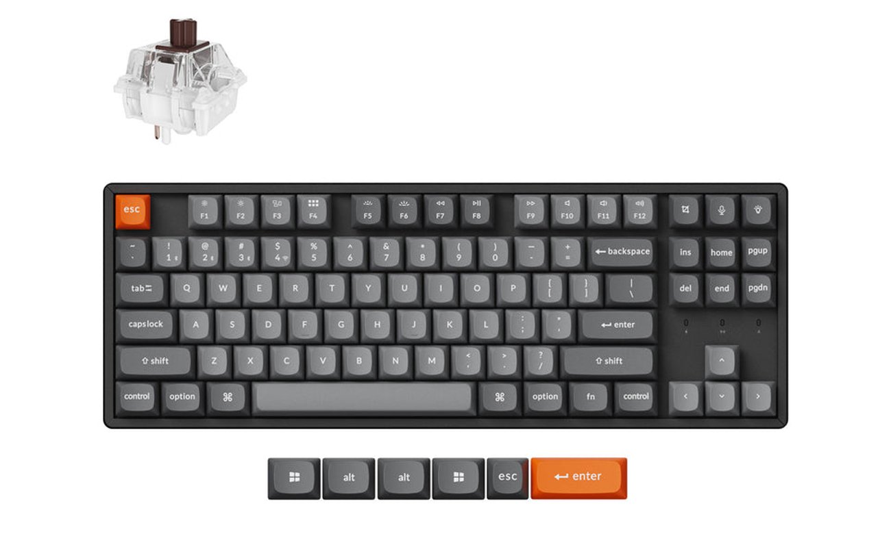 Kabellose Tastatur Keychron K8M-J3