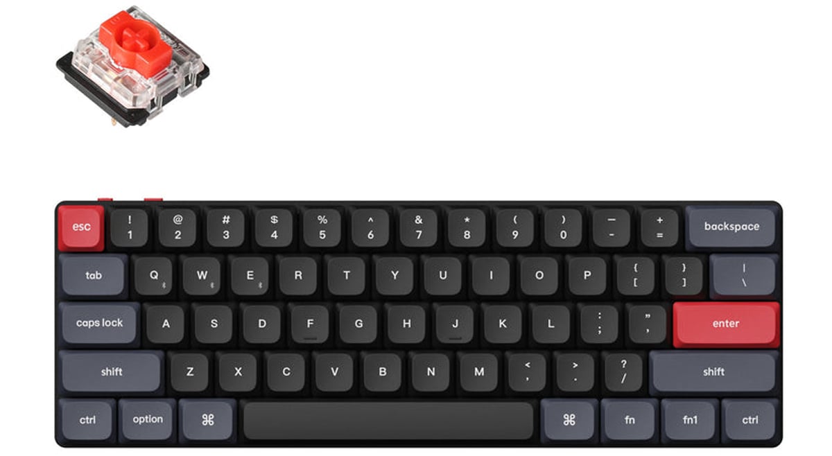 Klawiatura Keychron K9 Pro A1 Low Profile Gateron Red White Backlight