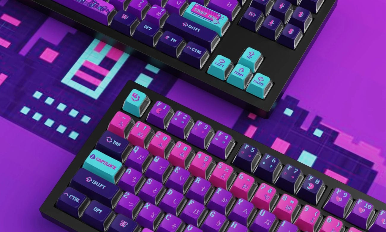 Keychron OEM Dye-Sub PBT Full Set Keycap Set - Pixel Universe