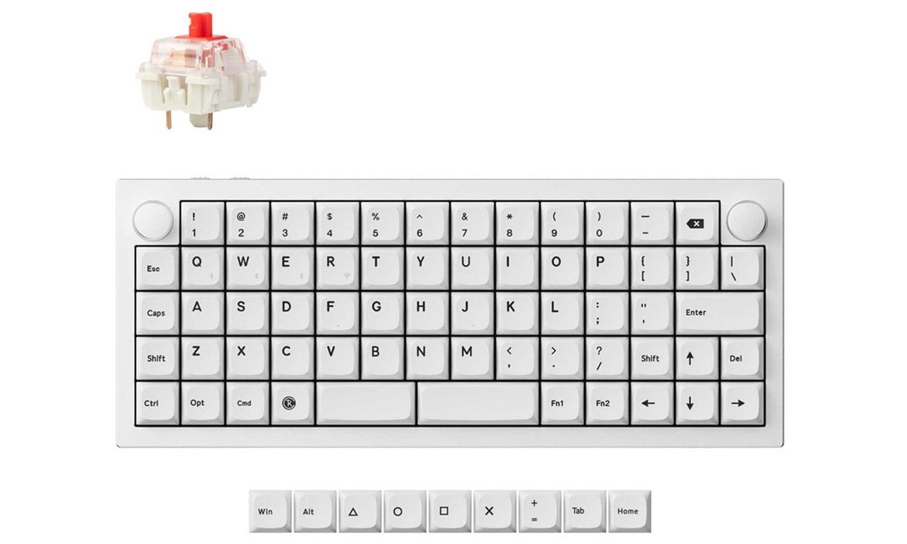 Keychron Q15 Max P1 Gateron Jupiter Red, Knob, Mac OS/Windows