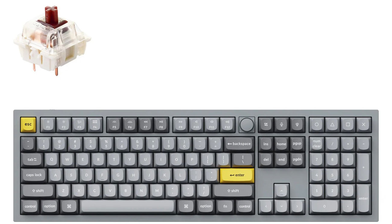 Keychron Q6-N3 widok z góy