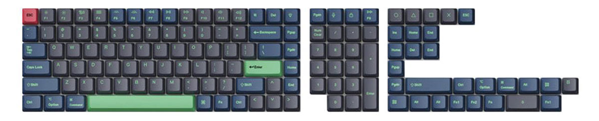 Keychron OEM Dye-Sub PBT Keycap Set - Hacker