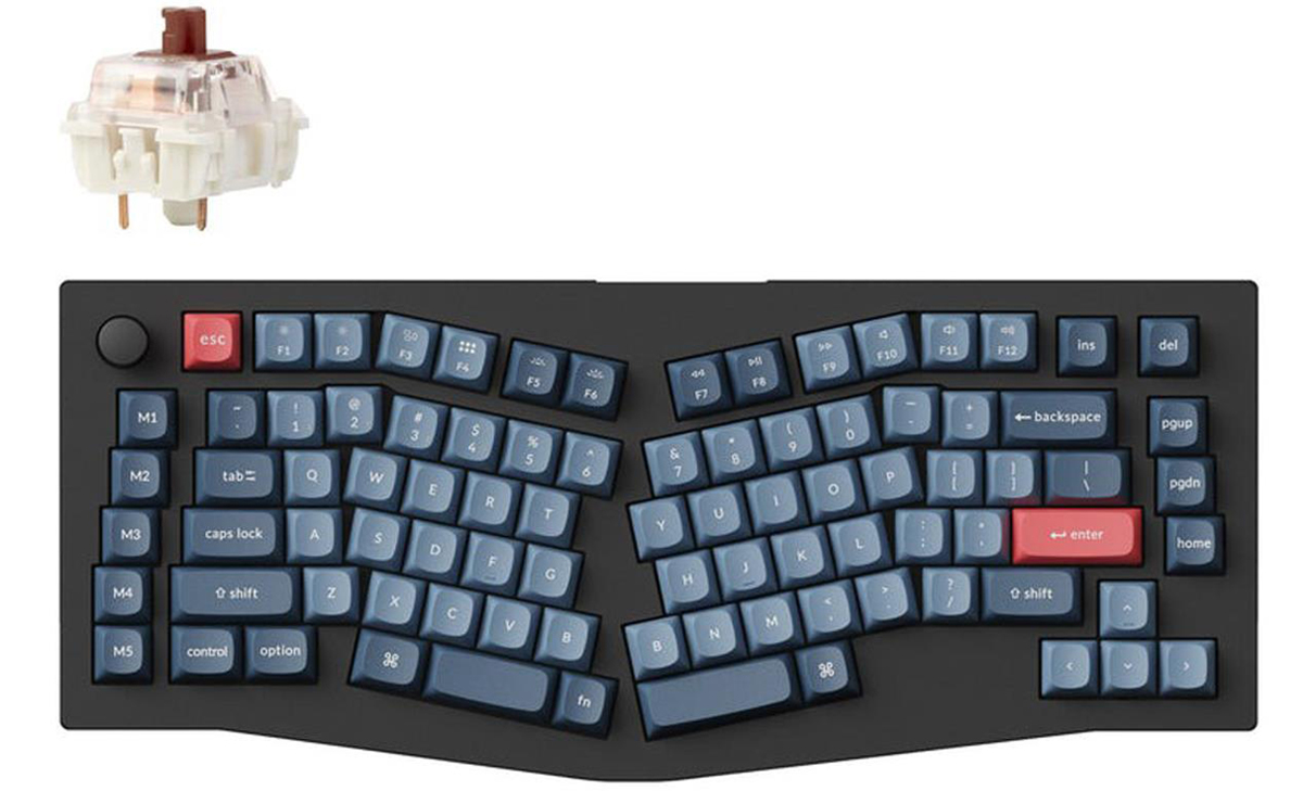 Klawiatura Keychron V10 Max D1 Gateron Jupiter Red