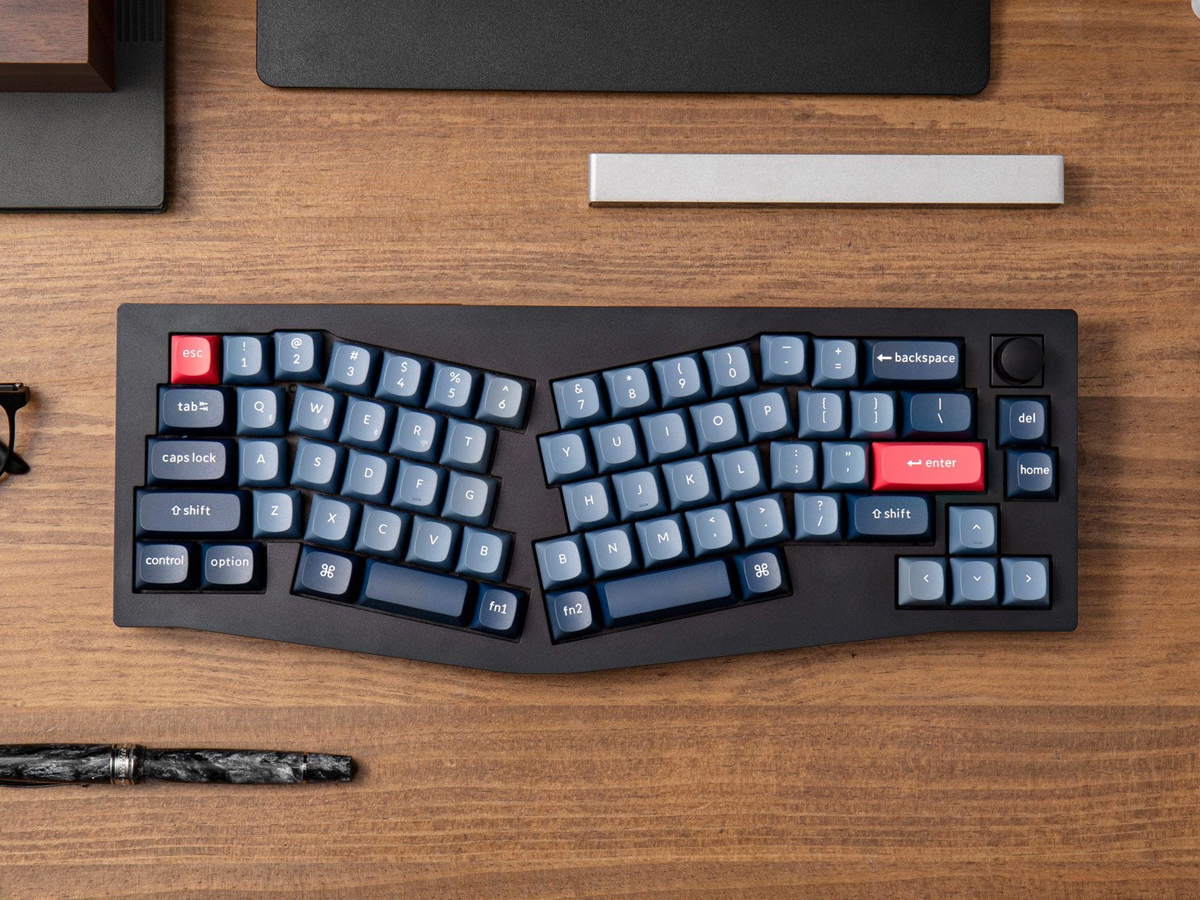 キーボード Keychron V8 Max Gateron Jupiter Red Keychron V8 Max D1 Gateron Jupiter Red Ergonomic Knob - Klawiatura