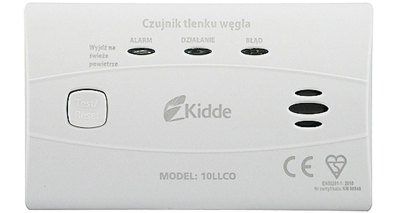 Czujnik tlenku węgla / czadu Kidde 10LLCO