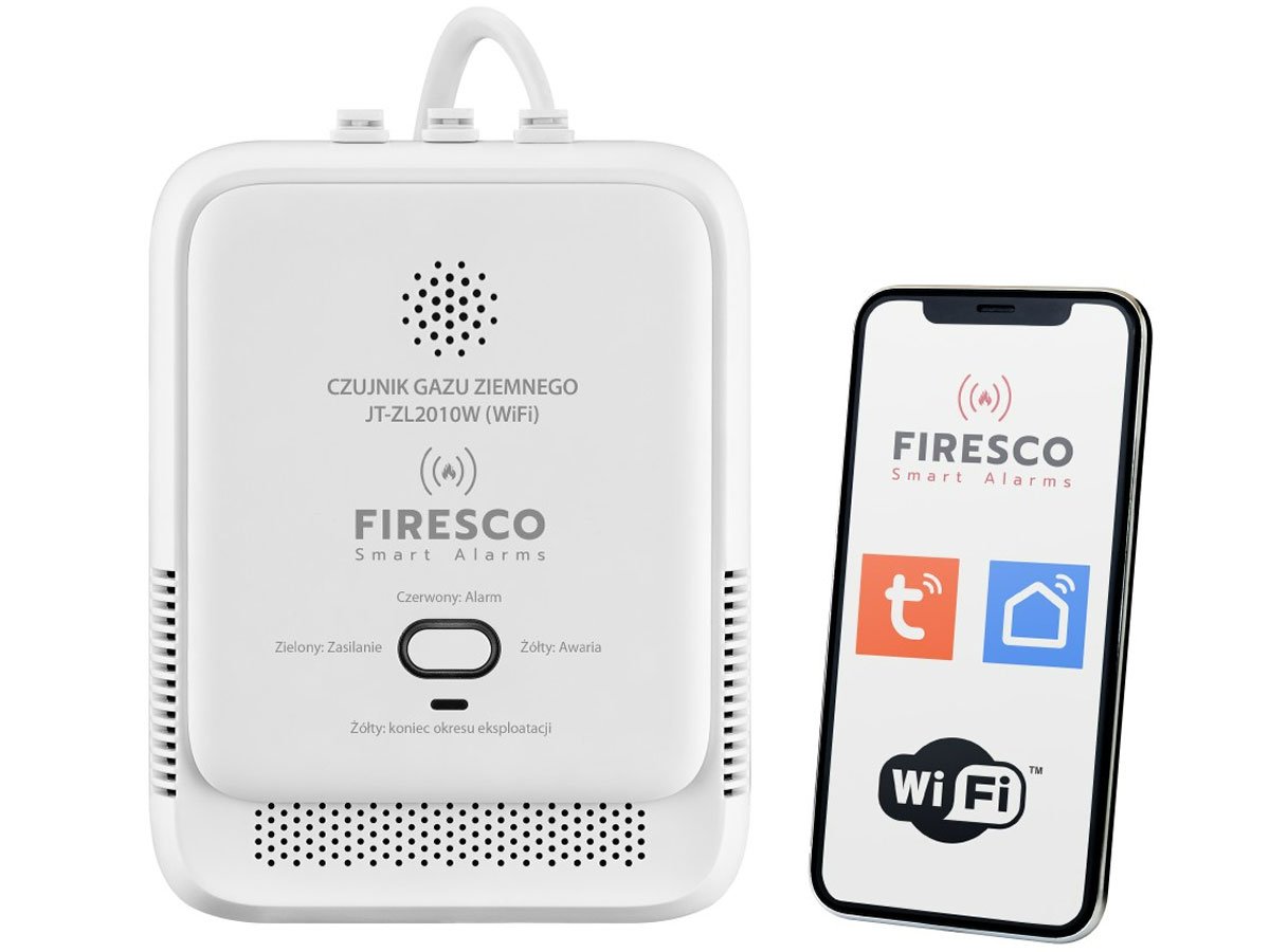 Czujnik gazu ziemnego Kidde JT-ZL2010W z WiFi firesco
