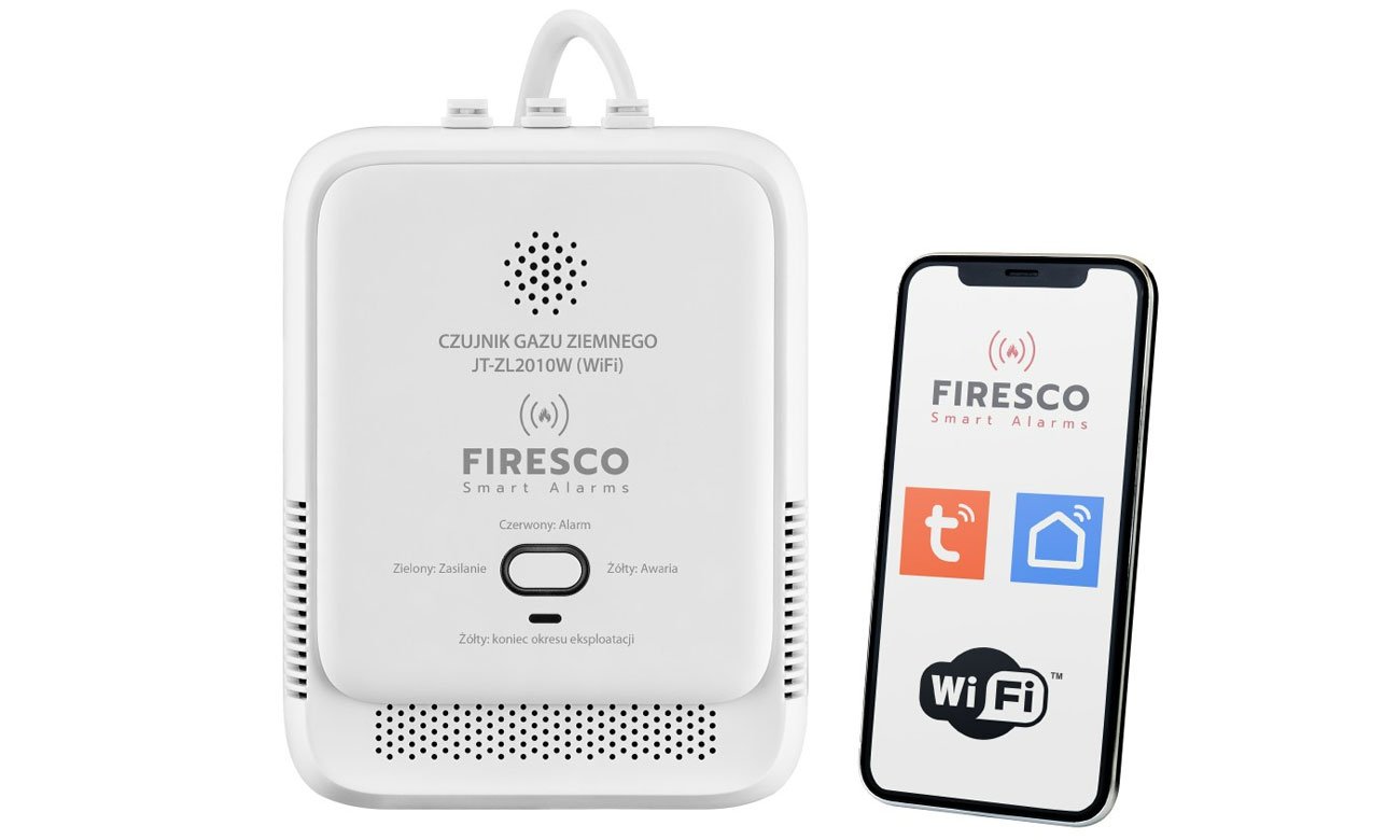 Czujnik gazu ziemnego Kidde JT-ZL2010W z WiFi firesco