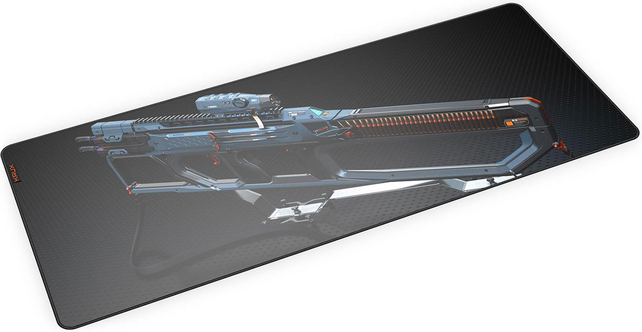 Podkładka pod mysz KRUX Space Gun (Karabin) XXL
