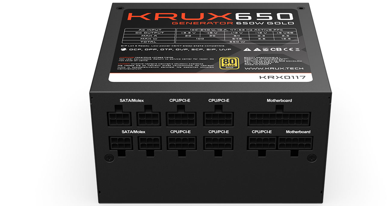 KRUX Generator modularne okablowanie