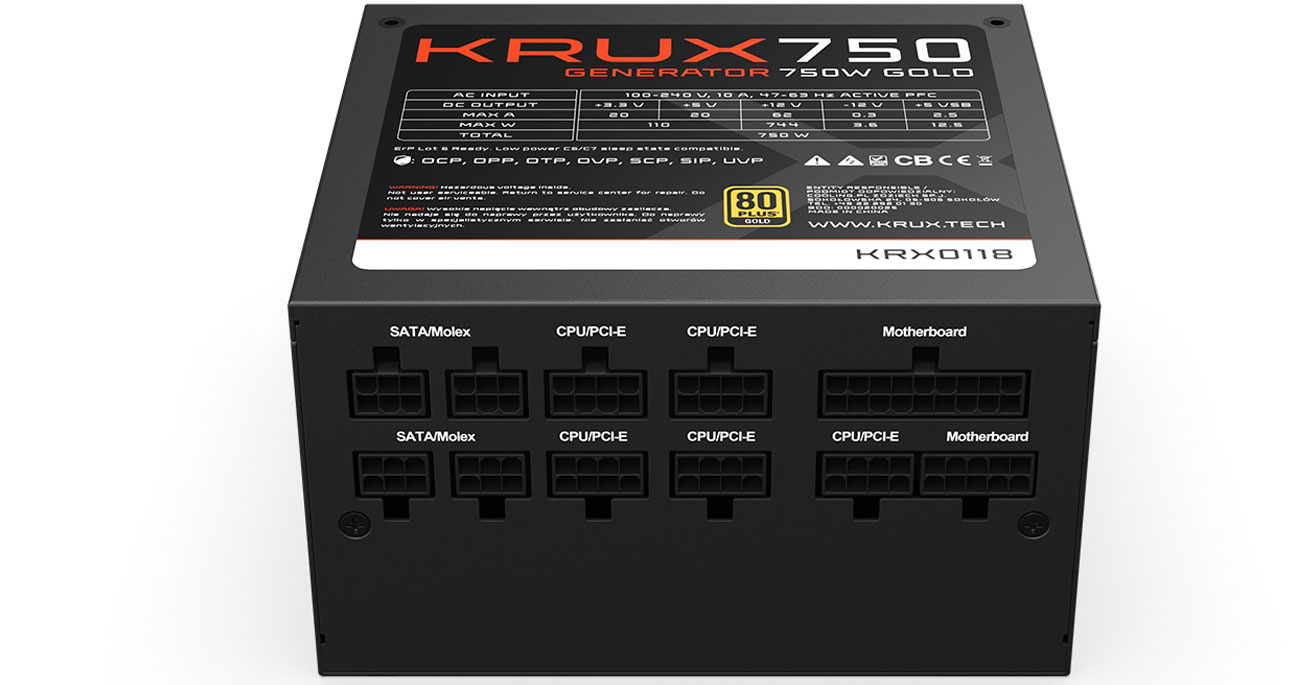 KRUX Generator modularne okablowanie