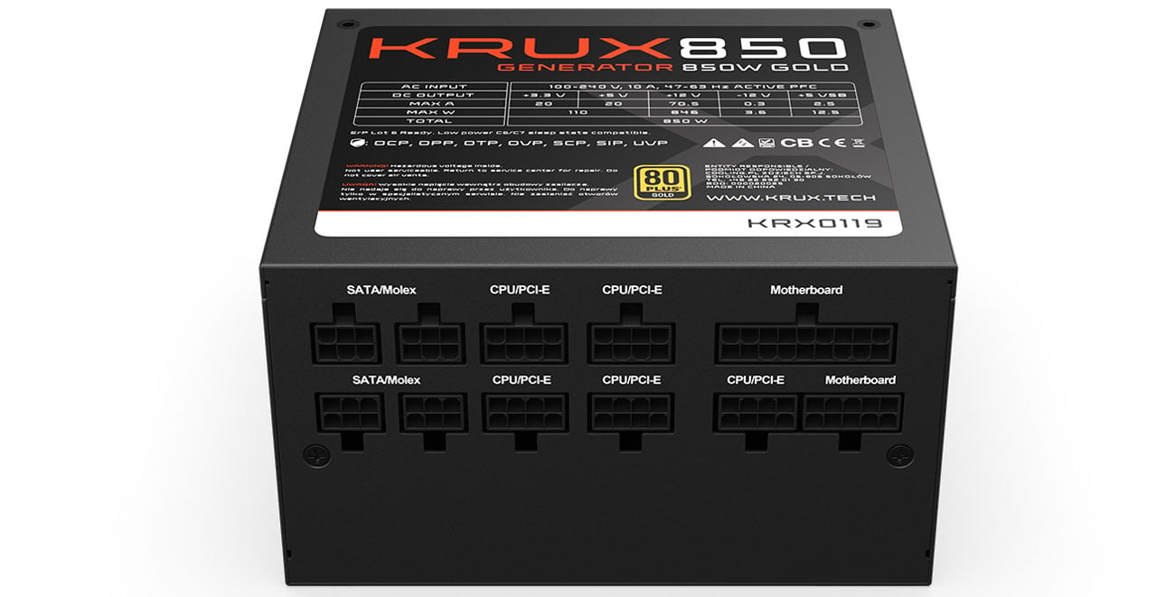 KRUX Generator modularne okablowanie