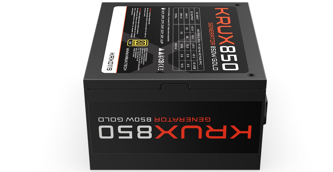 KRUX Generator widok z boku