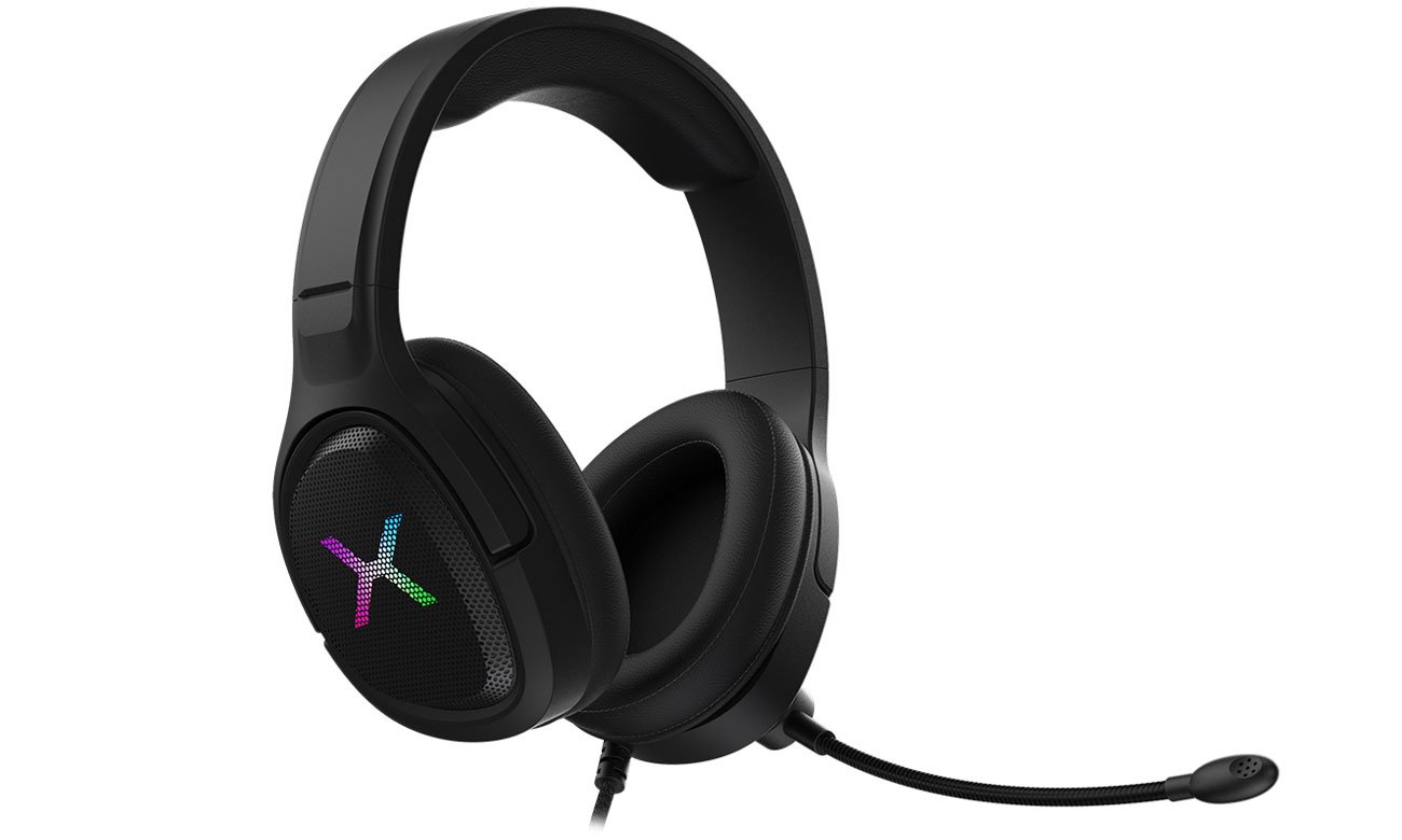 Słuchawki przewodowe KRUX Popz RGB