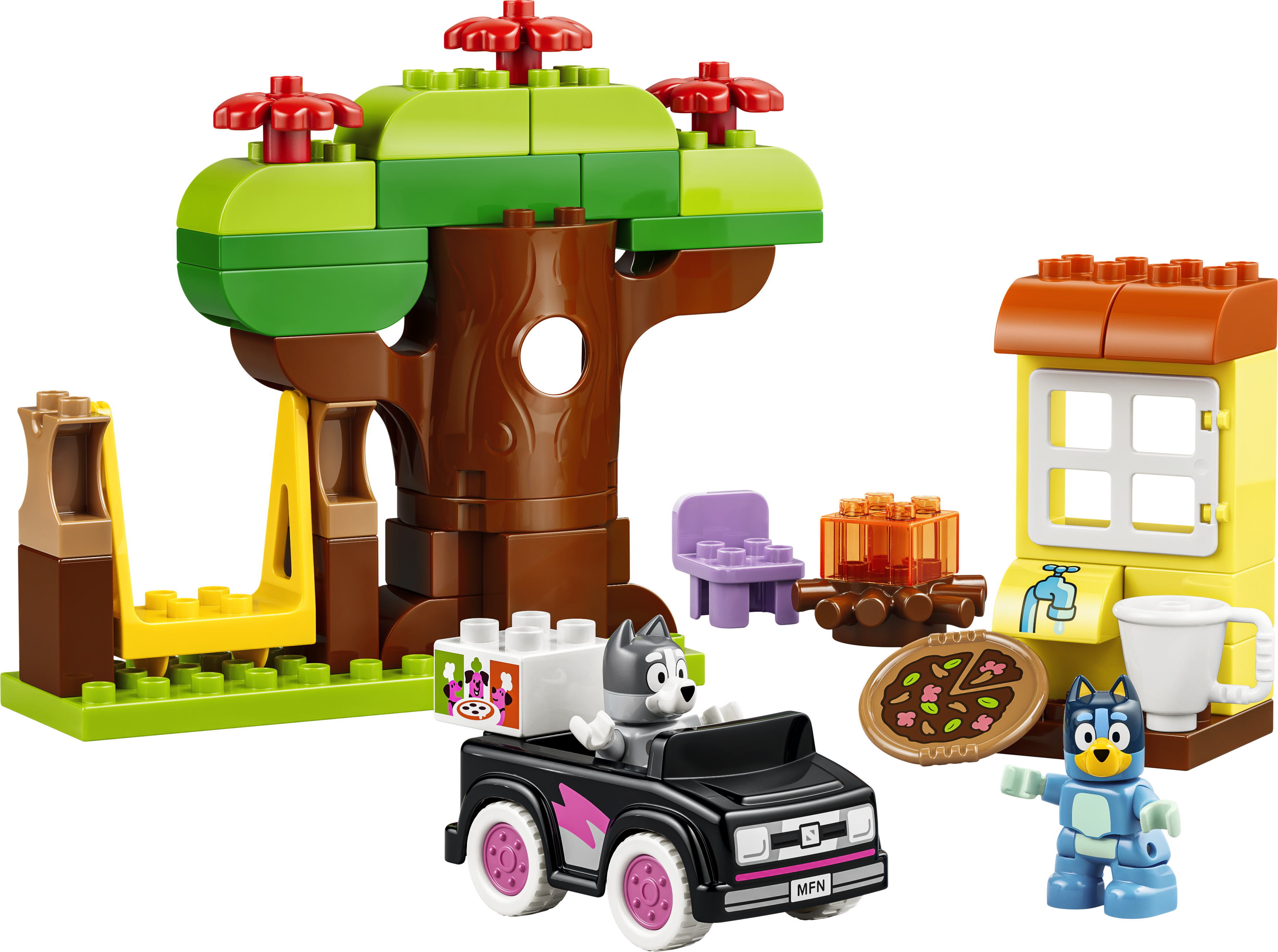 LEGO® DUPLO® Blue Pizzerki z Muffinką i Blue 10469