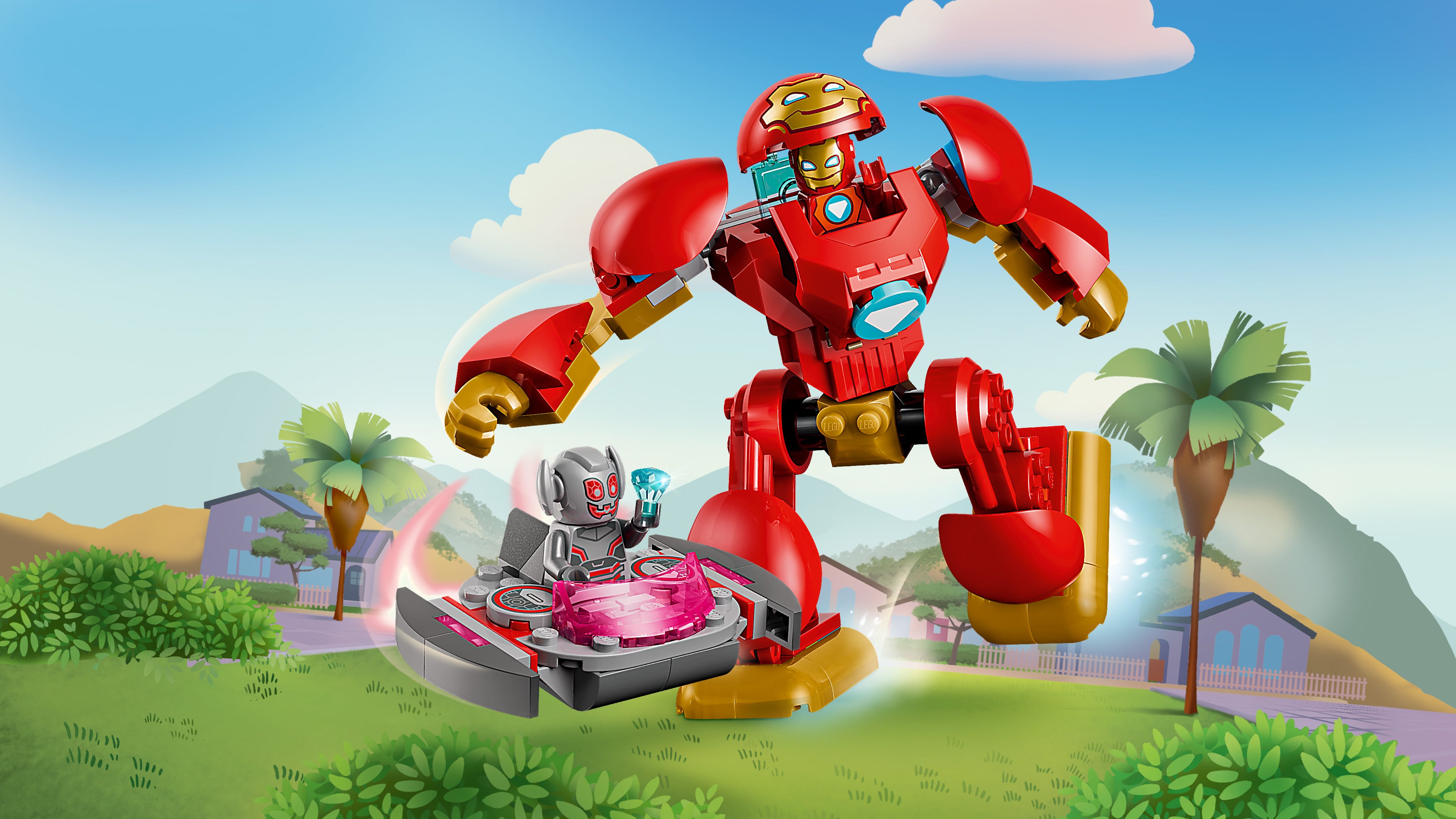 LEGO® ǀ Marvel Iron Man i super ekipa Ultron kontra Iron Man 11209