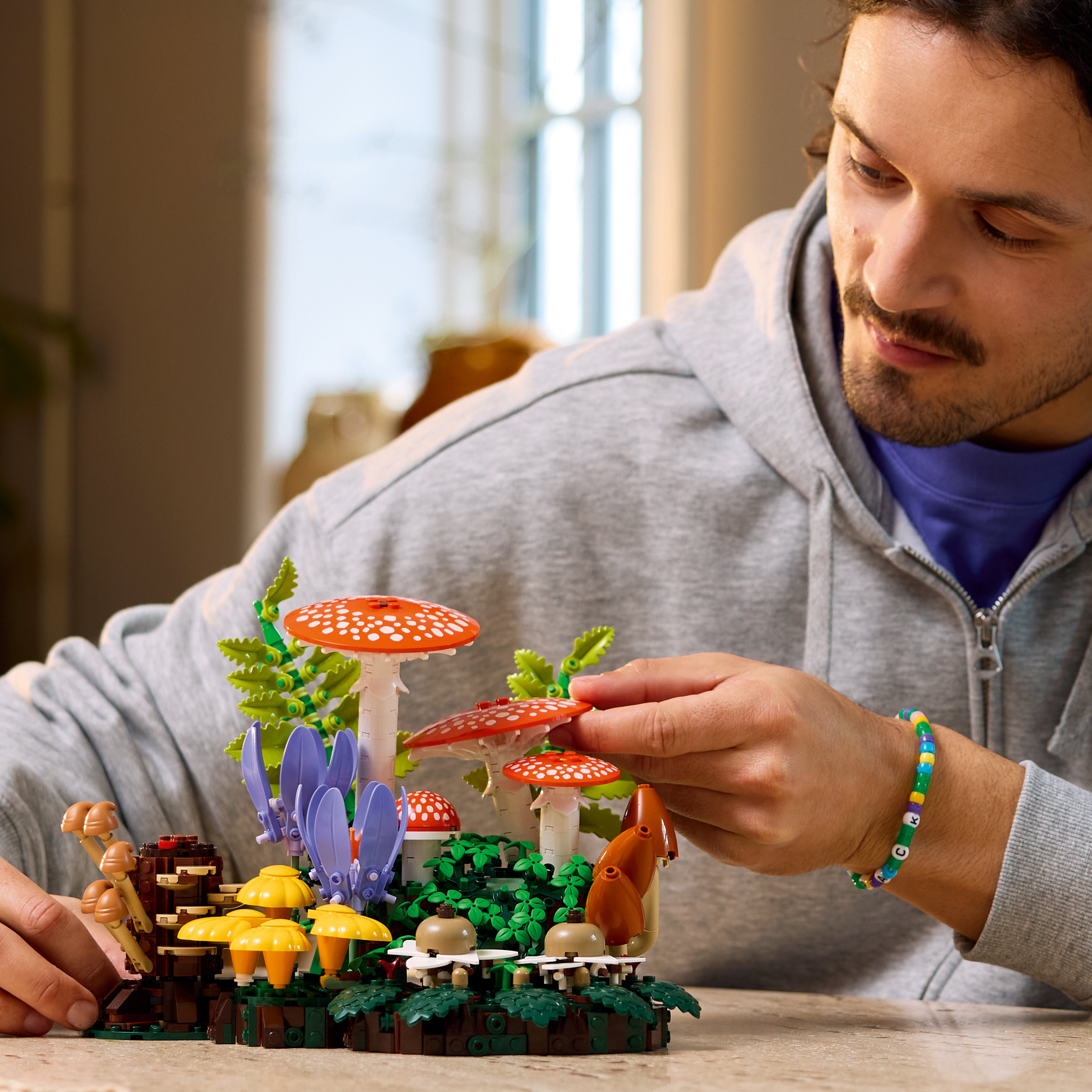 Zestaw konstrukcyjny LEGO® Botanicals Grzyby leśne 11505