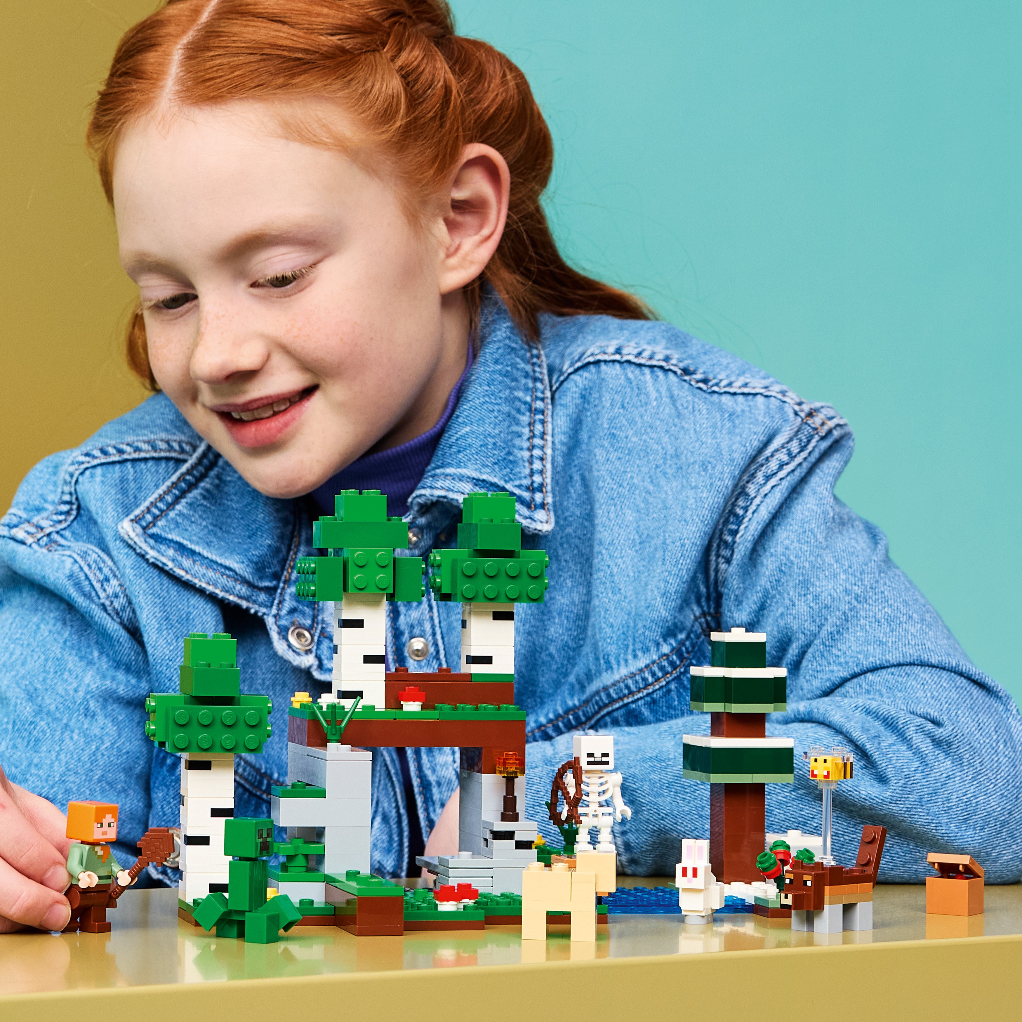LEGO® Minecraft® Przetrwanie pierwszej nocy 21593, zabawka konstrukcyjna