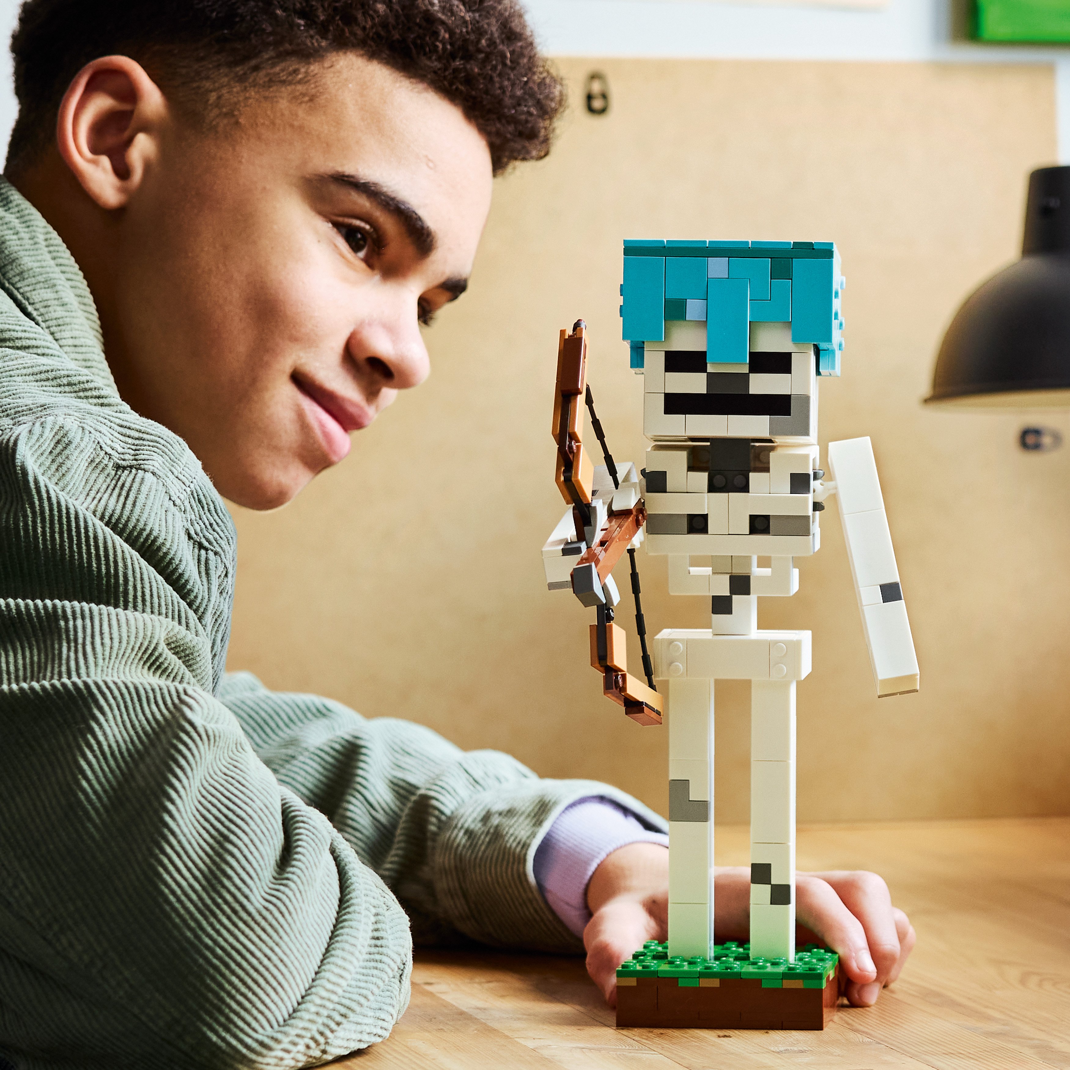 LEGO® Minecraft® Szkielet 21594, zabawka, gamingowa dekoracja