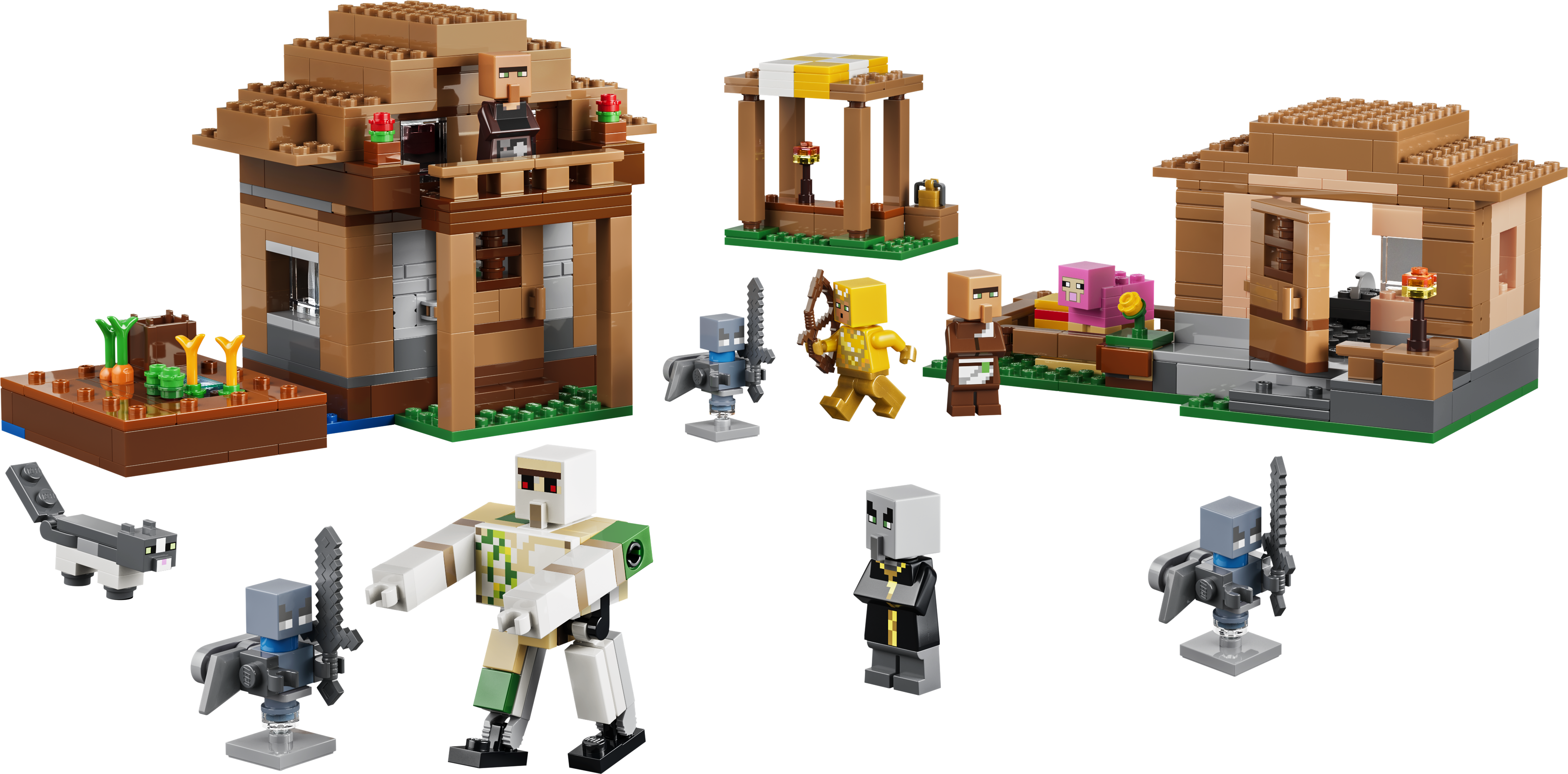LEGO® Minecraft® Najazd przywoływaczy na wioskę 21596