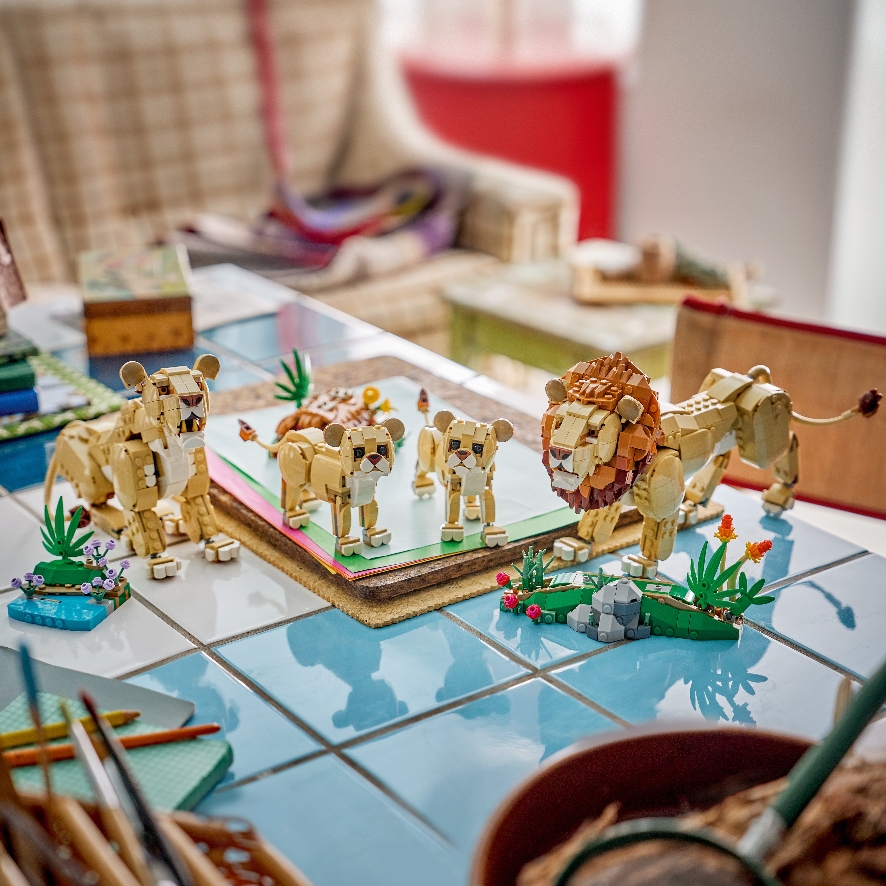 LEGO® Creator 3 w 1 Dzikie zwierzęta: Dumny lew 31386