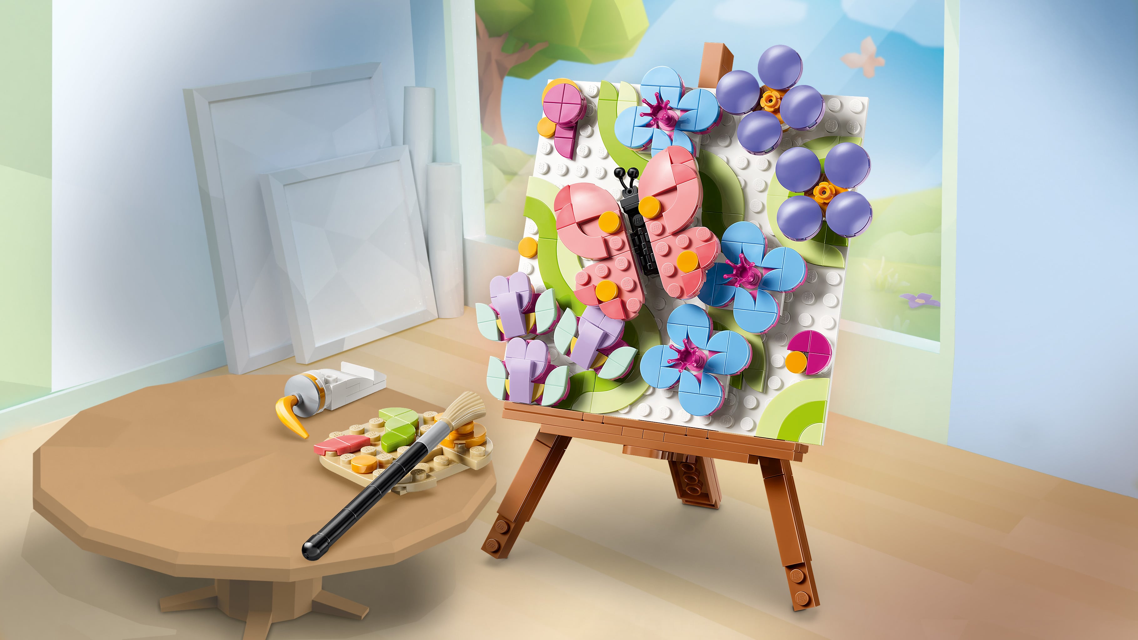 LEGO® Creator 3 w 1 Dekoracyjny obraz z kwiatami 31390