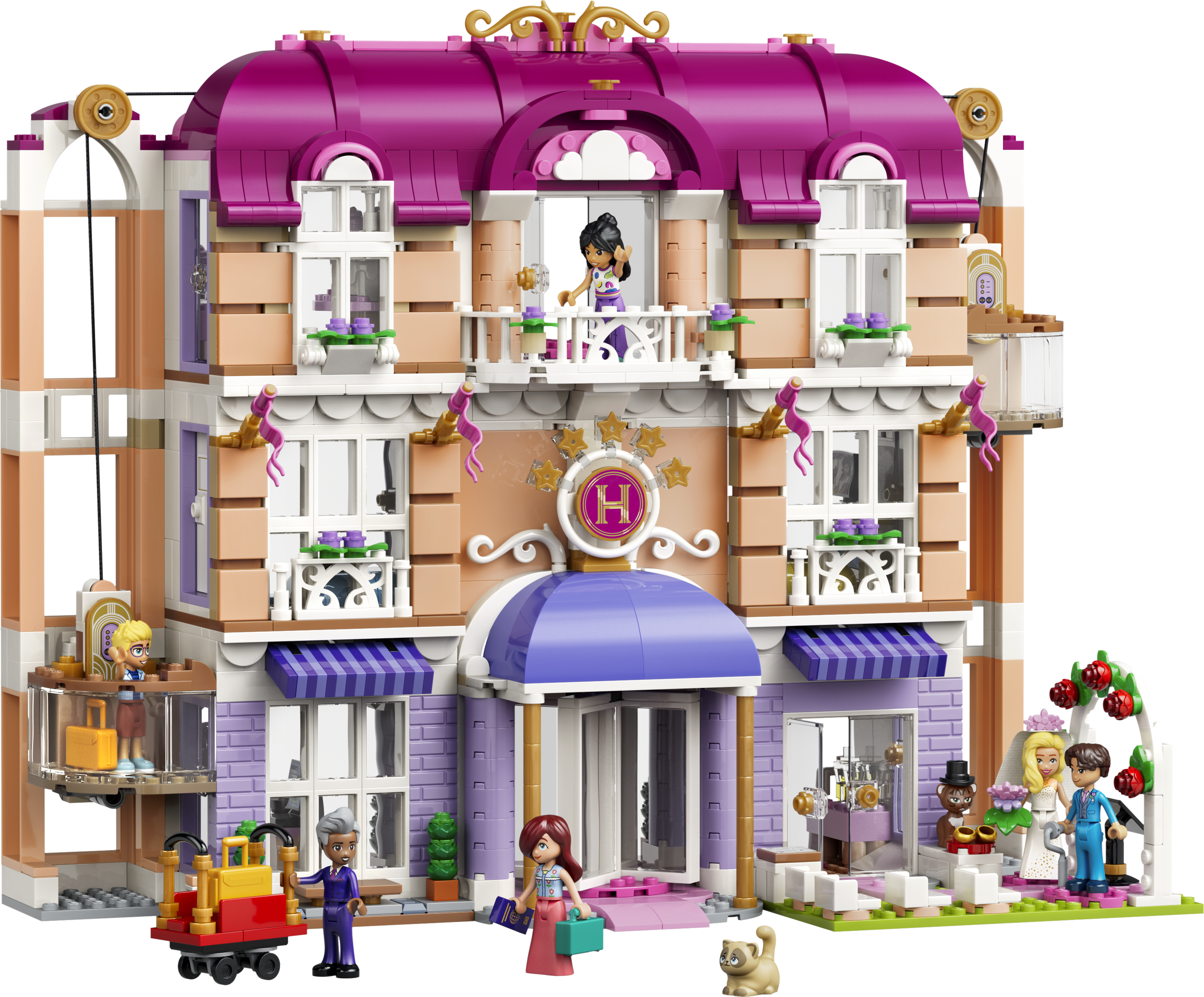 LEGO® Friends Grand Hotel w mieście Heartlake 42704