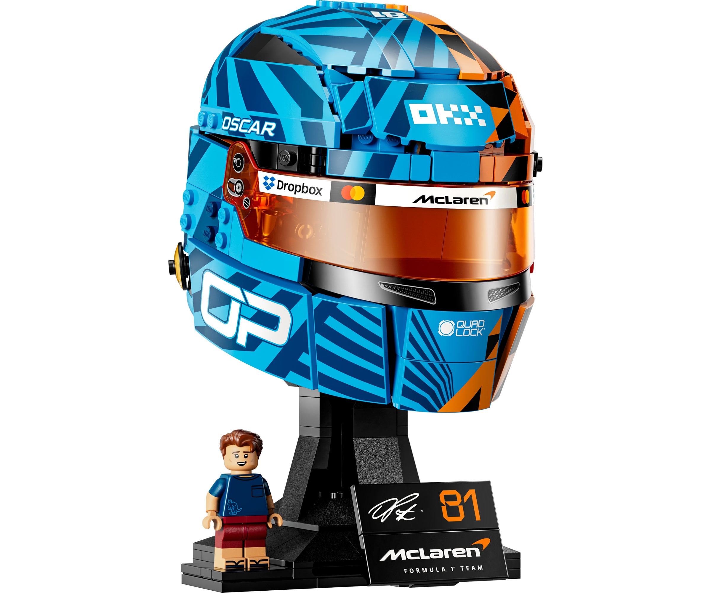 LEGO® Editions Kask Oscar Piastri McLaren Mastercard F1® Team 43017