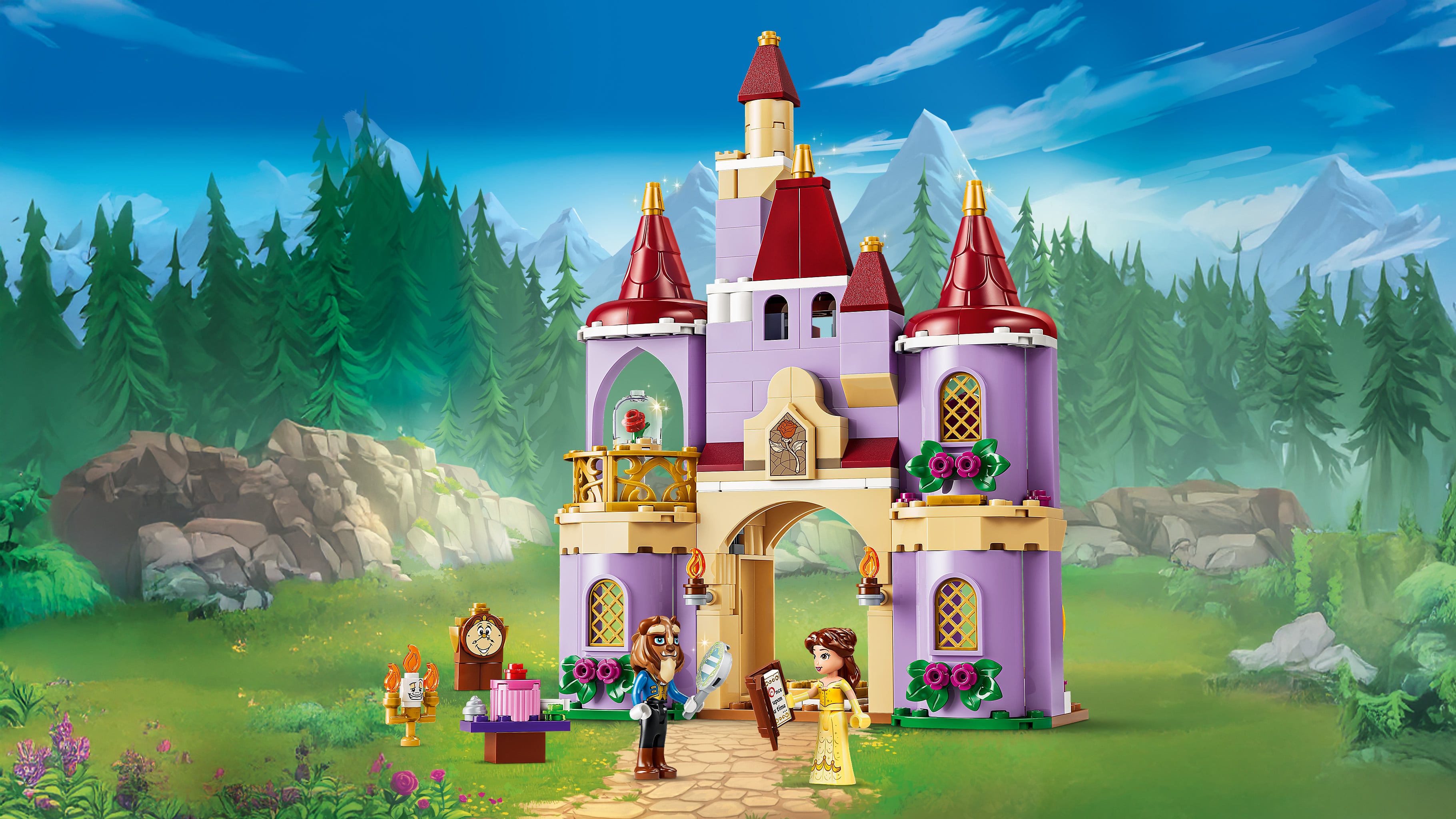 LEGO® ǀ Disney Princess Zaczarowany zamek Pięknej i Bestii 43289