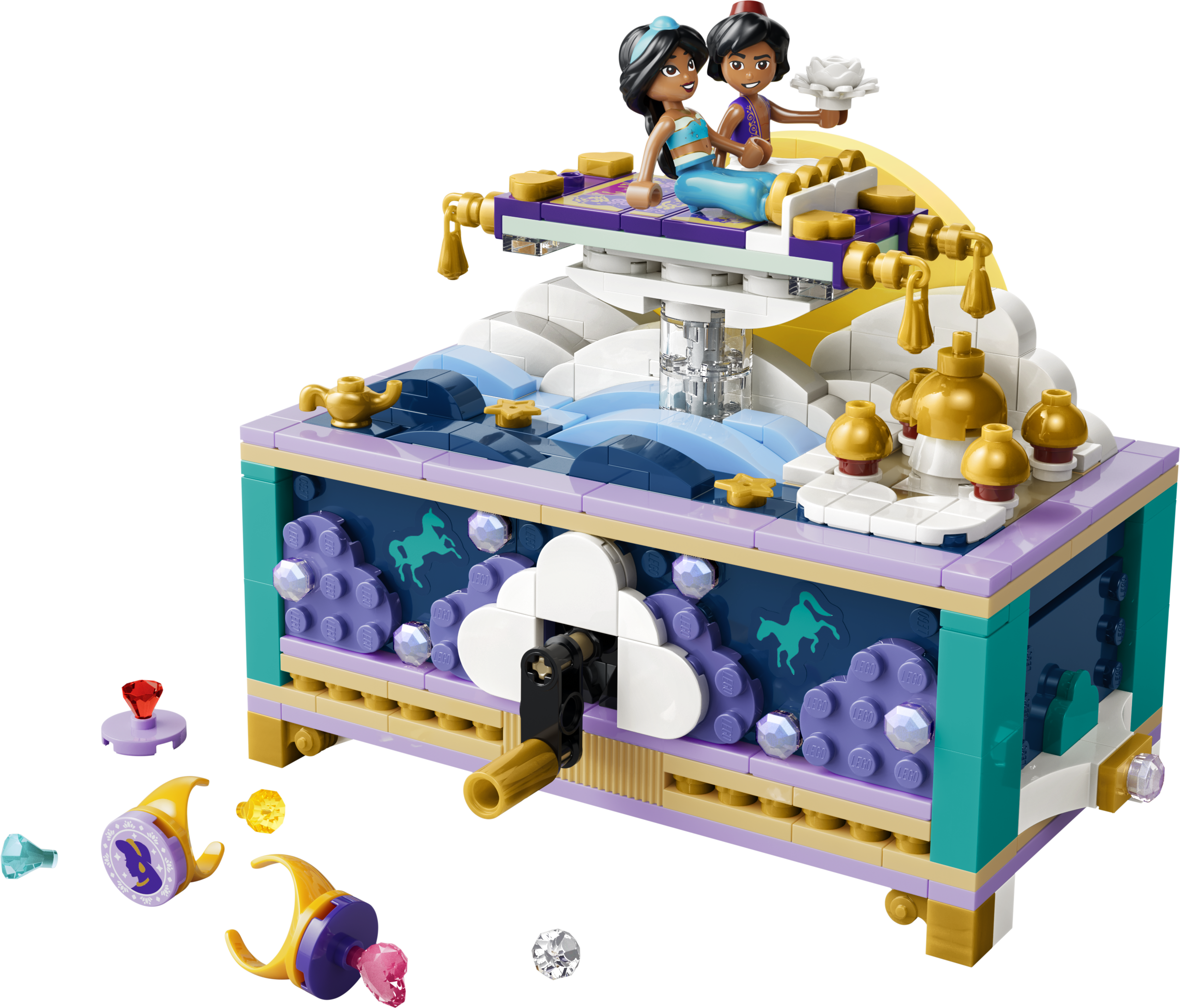 LEGO® ǀ Disney Princess Szkatułka na biżuterię Dżasminy 43295