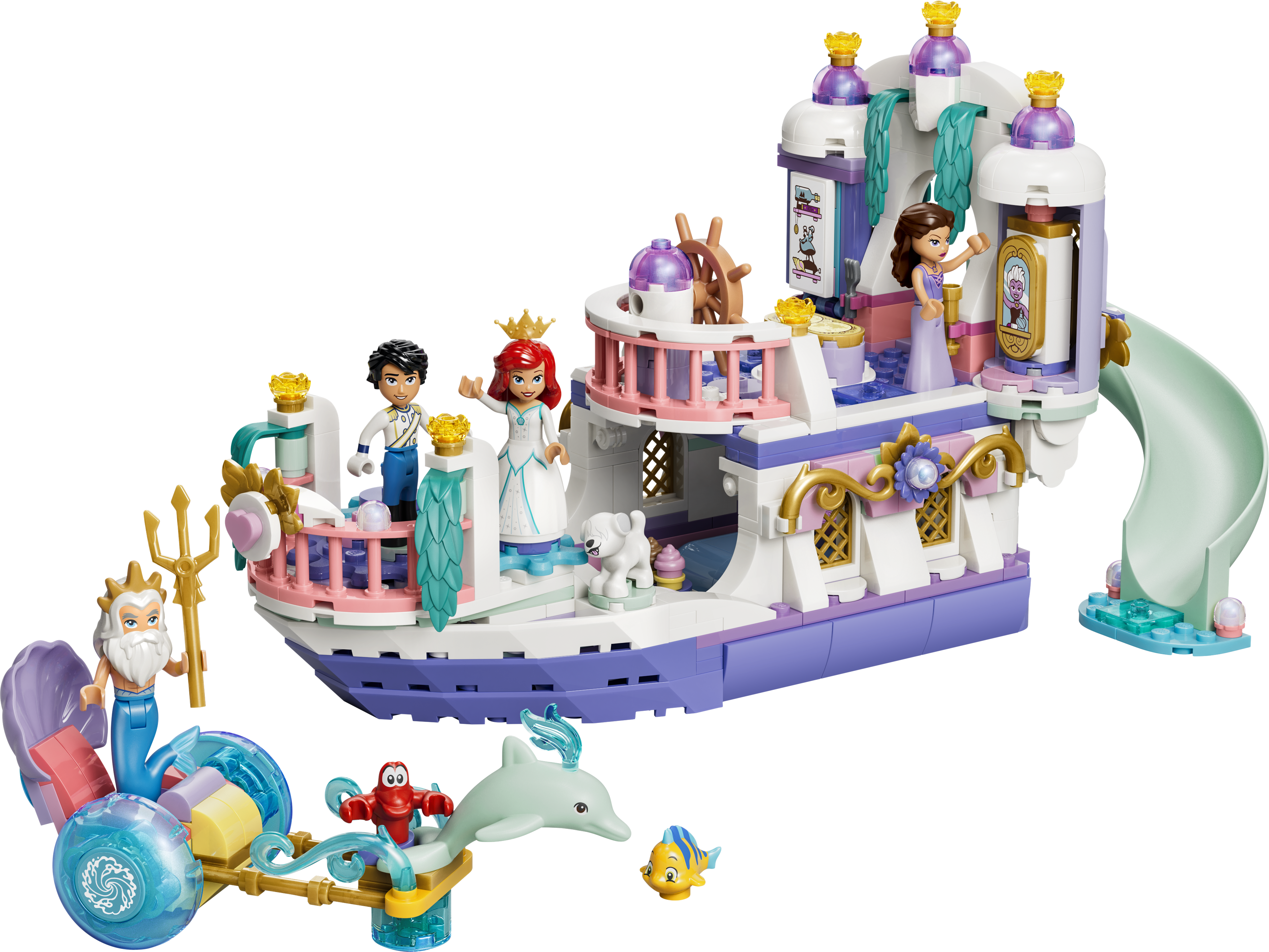 LEGO® ǀ Disney Princess Królewska łódź weselna Arielki 43299