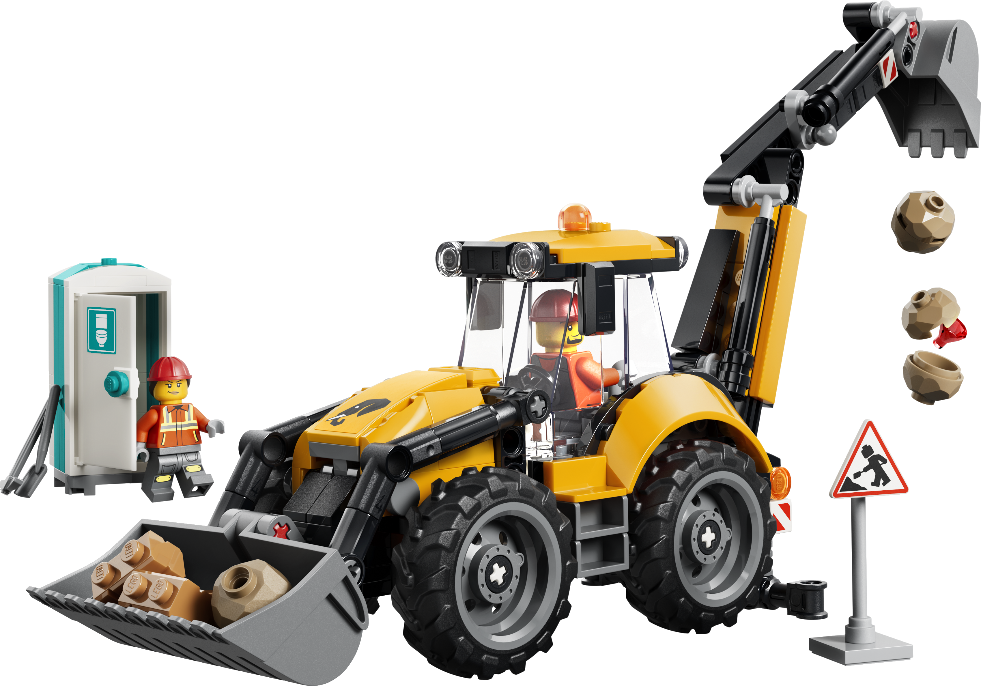 LEGO® City Żółta koparko-ładowarka 60480