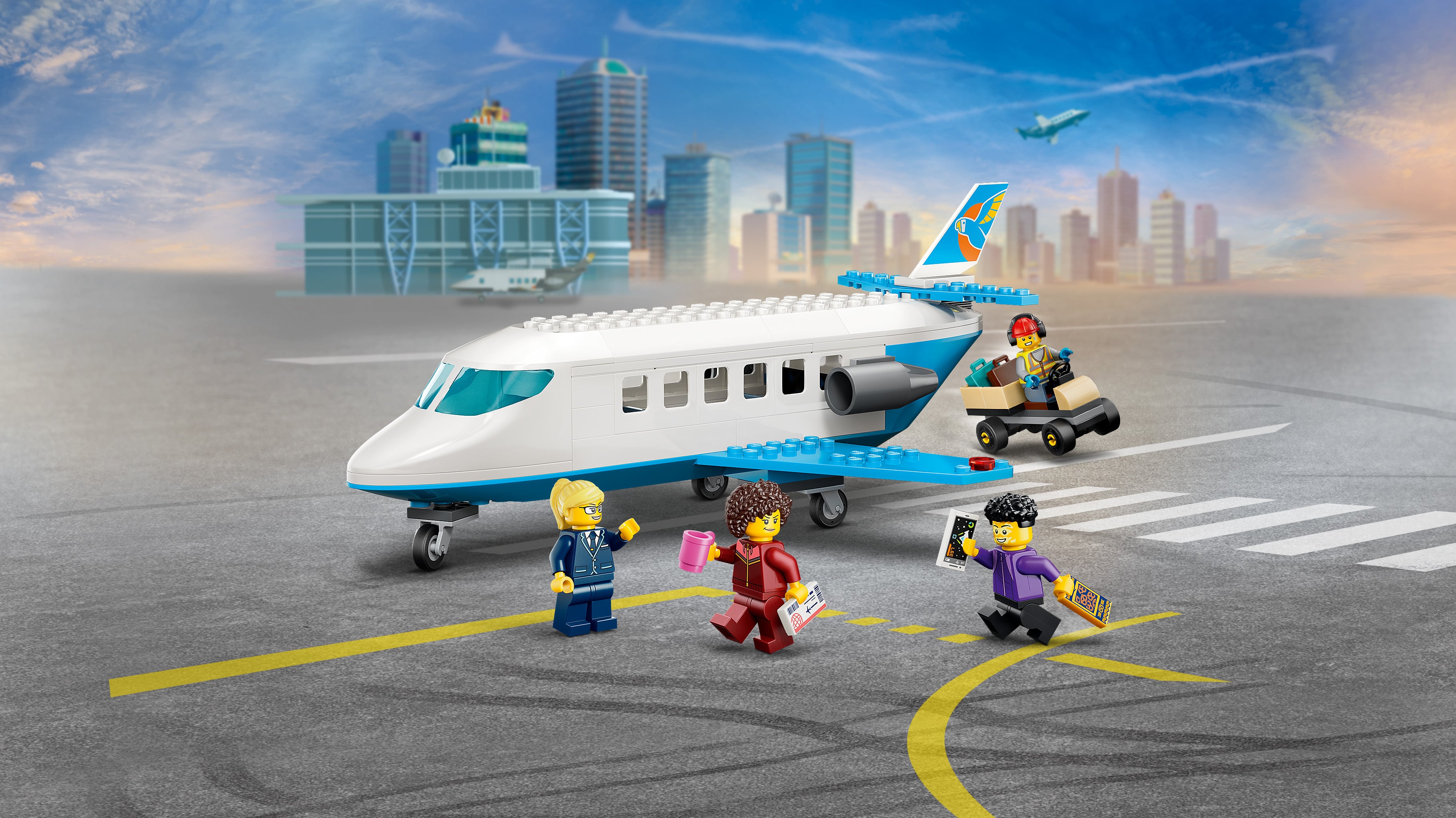 LEGO® City Samolot pasażerski 60492, zestaw konstrukcyjny