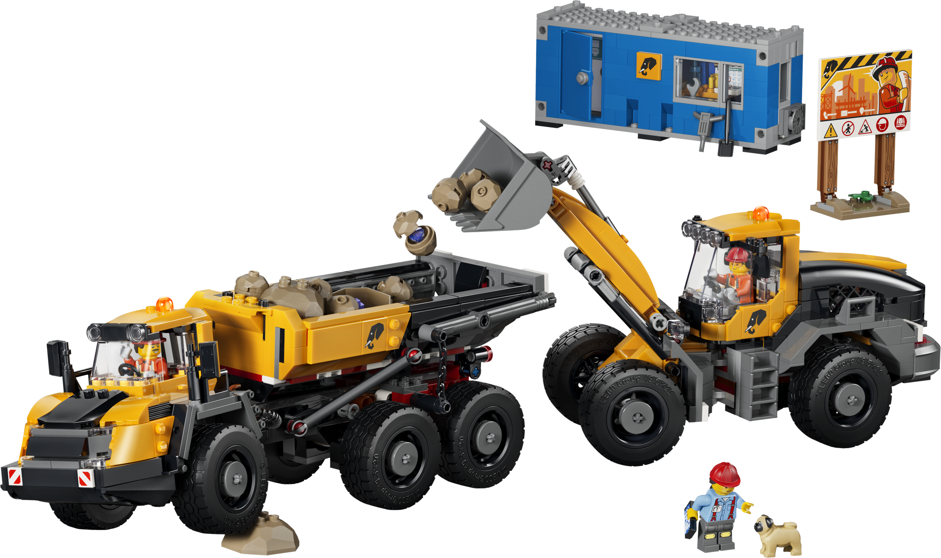LEGO® City Wywrotka i ładowarka czołowa 60494