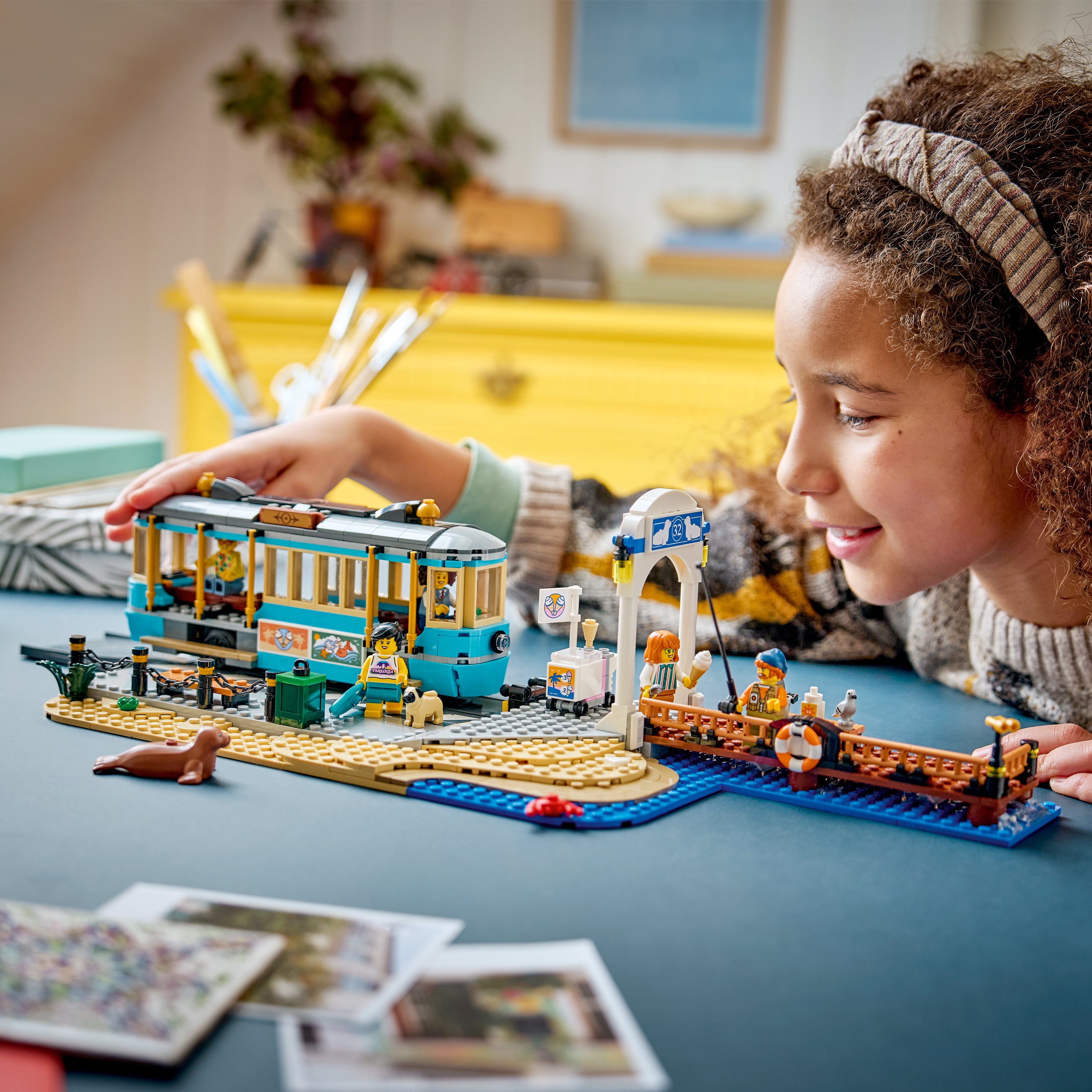 LEGO® City Tramwaj przy plaży 60506, zabawkowy pociąg