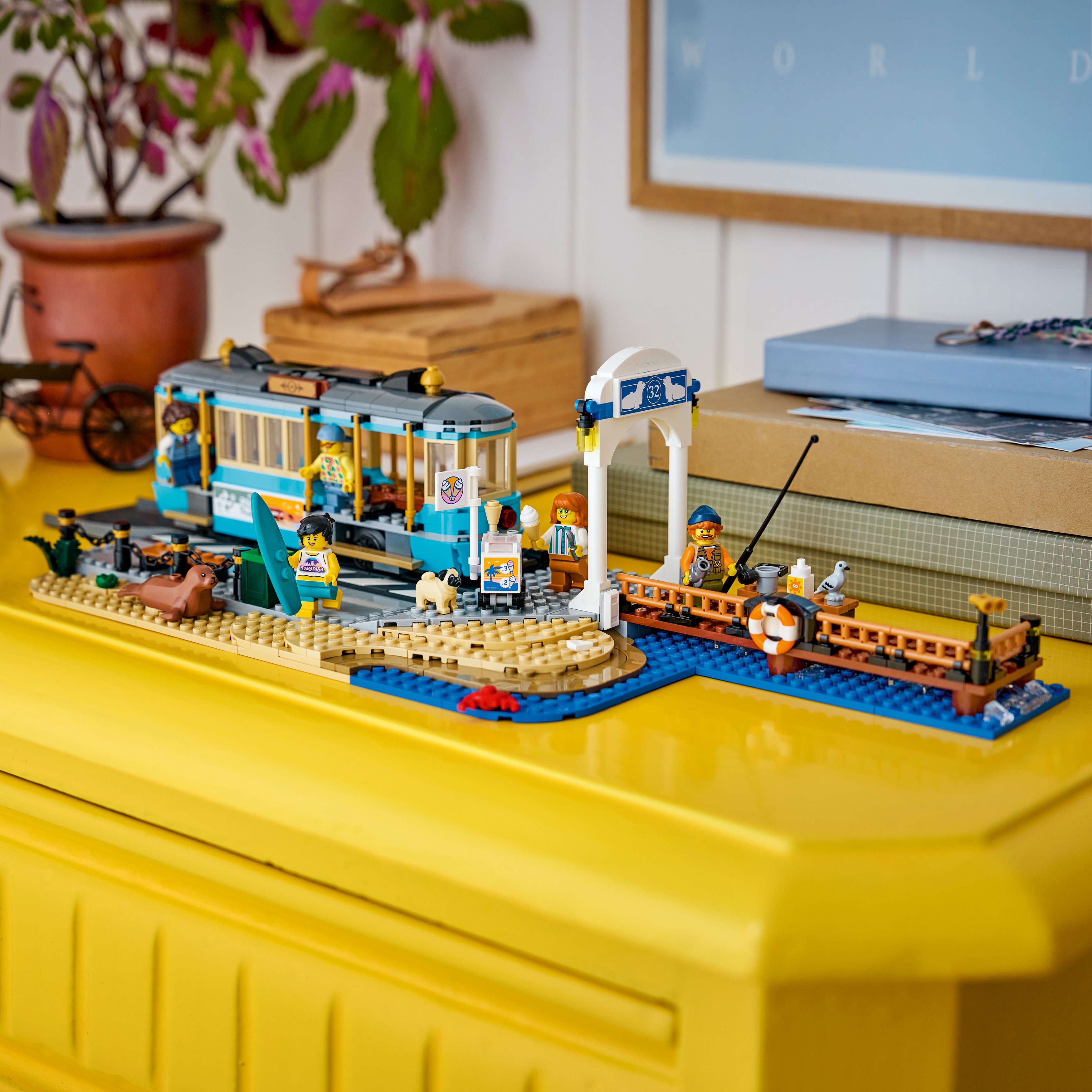LEGO® City Tramwaj przy plaży 60506, zabawkowy pociąg