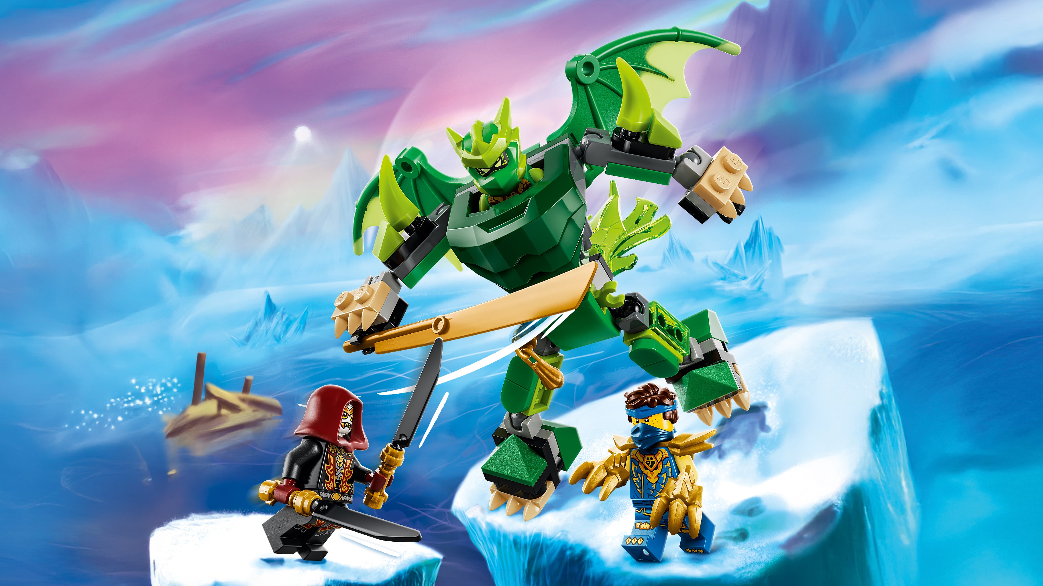 LEGO® NINJAGO® Smoczy mech Lloyda — zestaw bitewny 71862, zabawka
