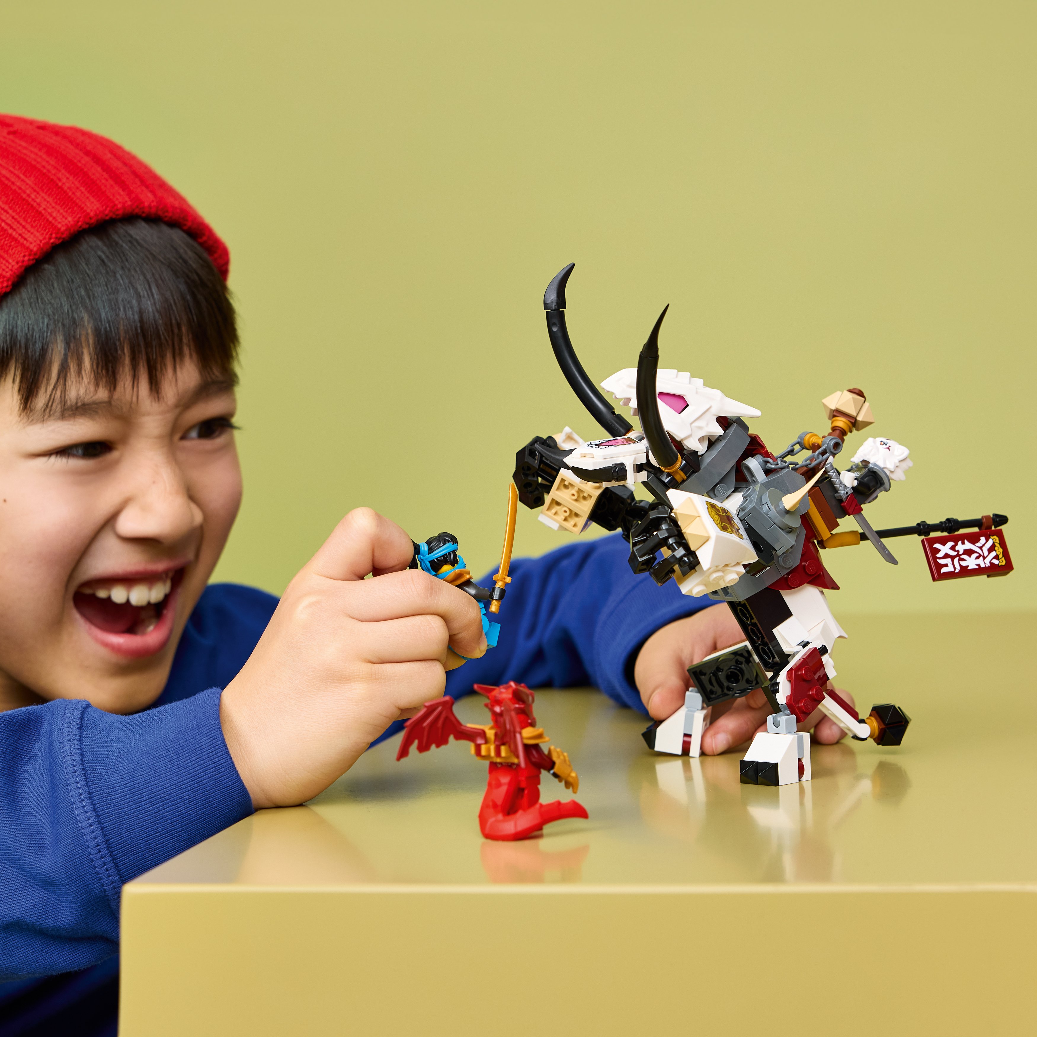 LEGO® NINJAGO® Zilvar i smocza bestia Grimtak 71863