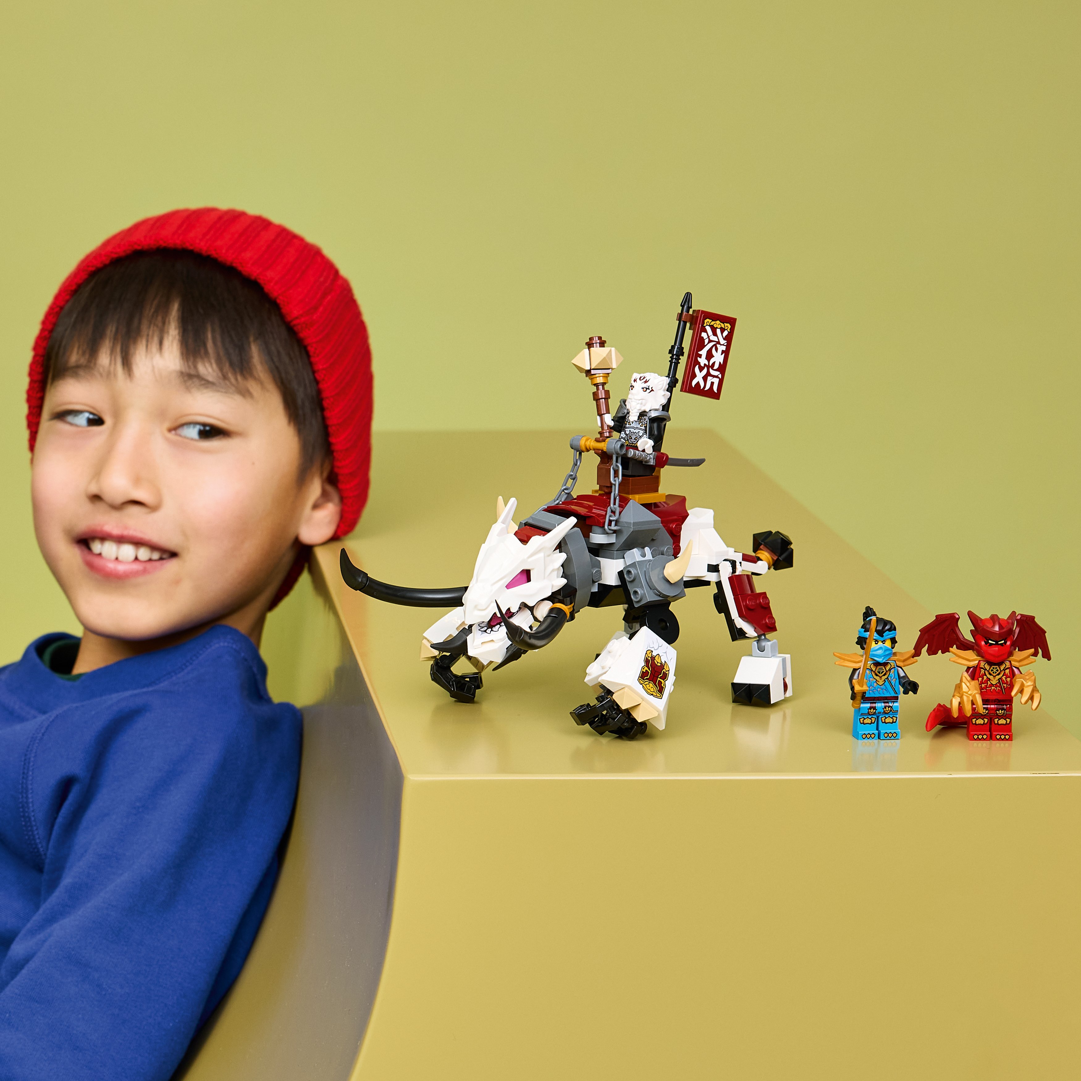 LEGO® NINJAGO® Zilvar i smocza bestia Grimtak 71863