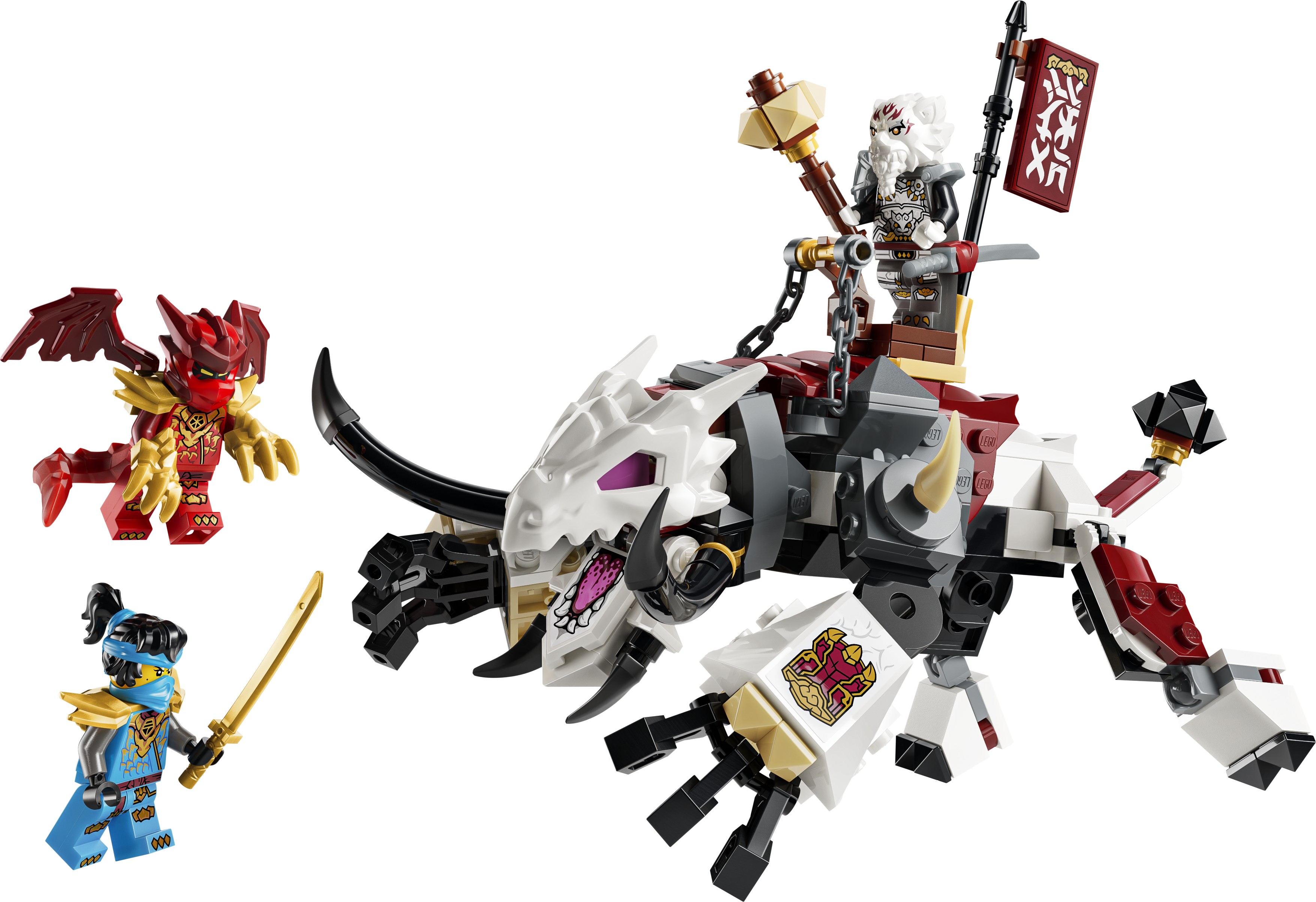 LEGO® NINJAGO® Zilvar i smocza bestia Grimtak 71863