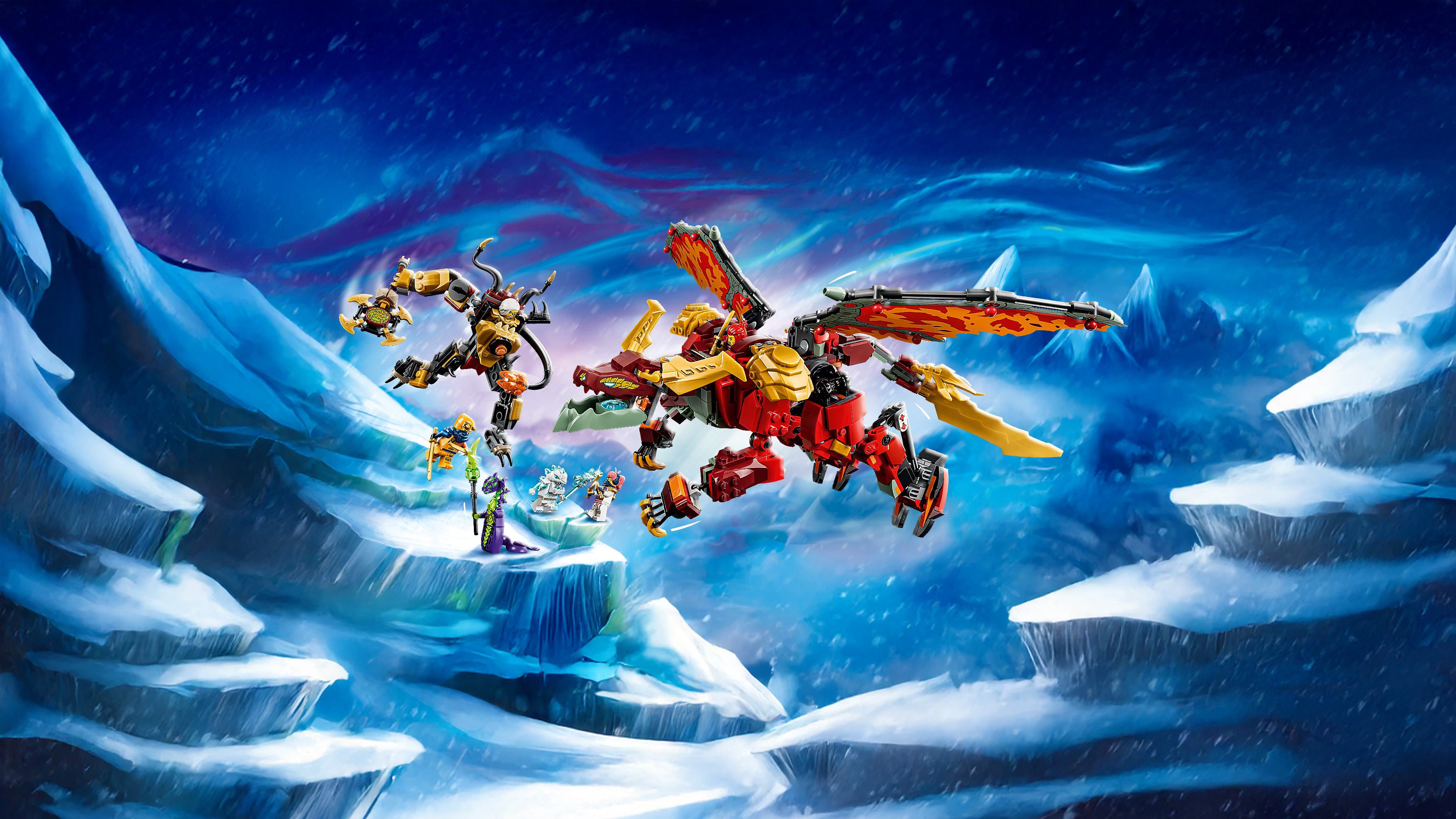 LEGO® NINJAGO® Transformujący smoczy mech Wyldfyre 71868