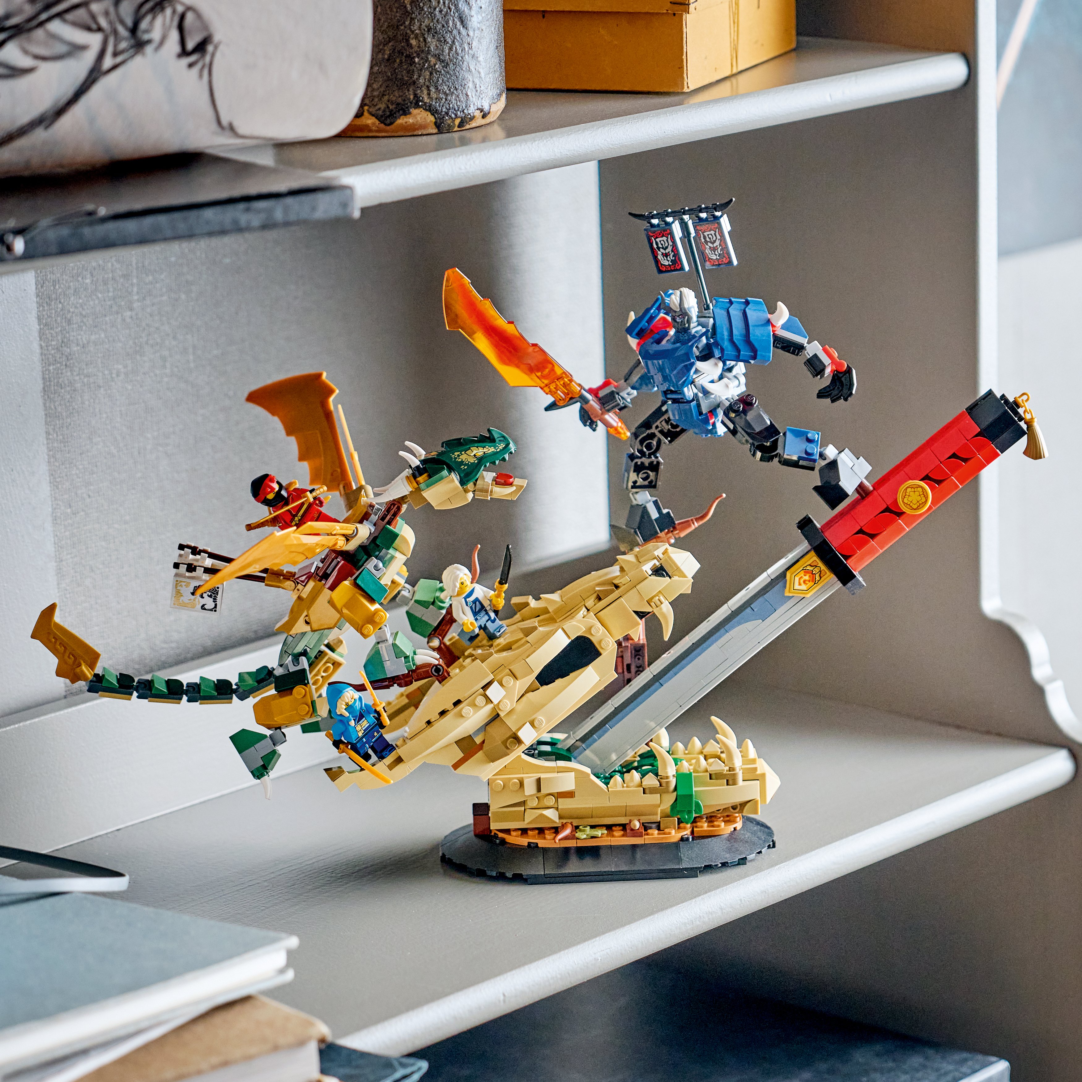 LEGO® NINJAGO® Bitwa o Smocze Ostrze 71871, dekoracja