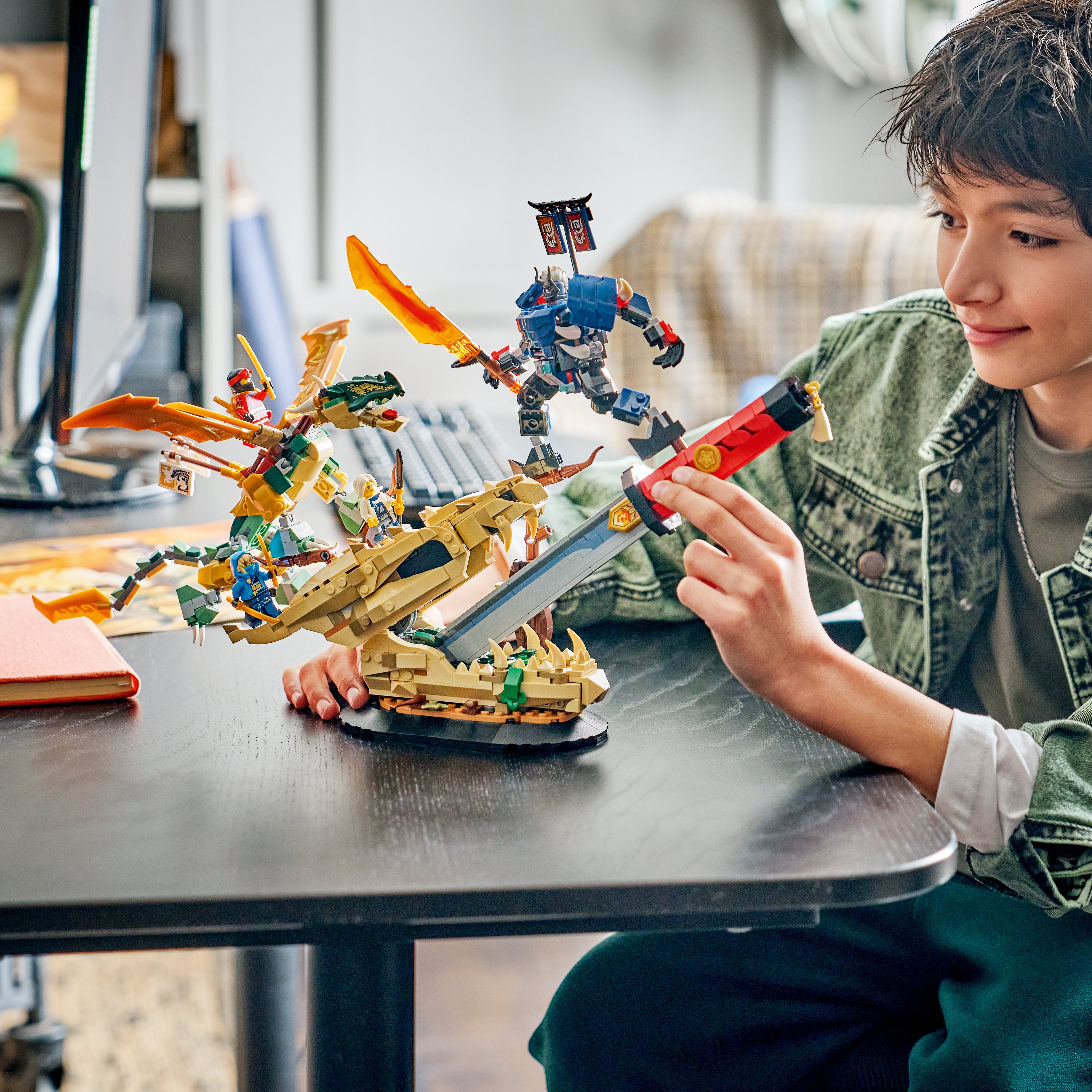 LEGO® NINJAGO® Bitwa o Smocze Ostrze 71871, dekoracja