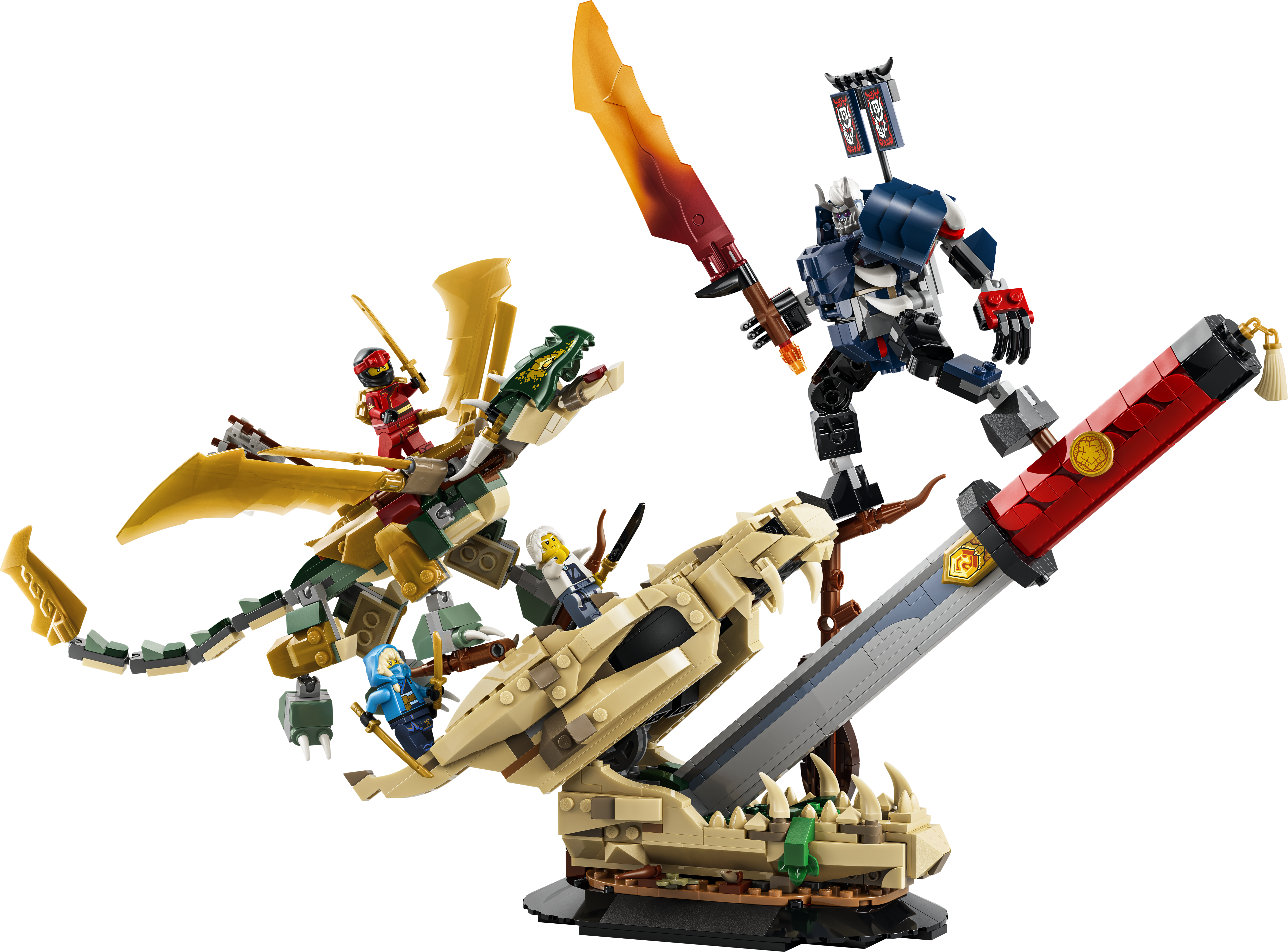 LEGO® NINJAGO® Bitwa o Smocze Ostrze 71871, dekoracja