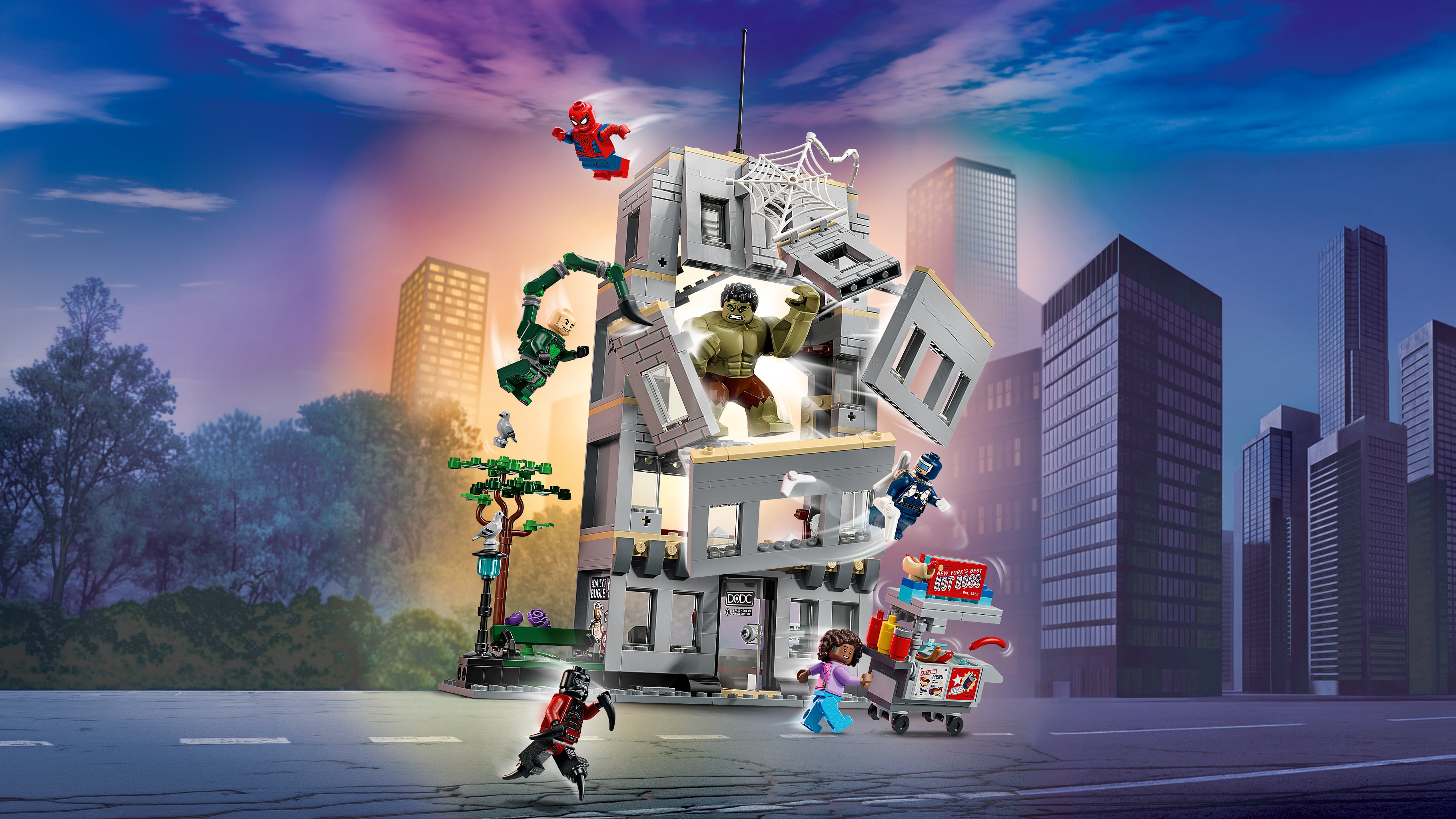 LEGO® ǀ Marvel Epickie starcie: Spider-Man kontra Hulk 76350